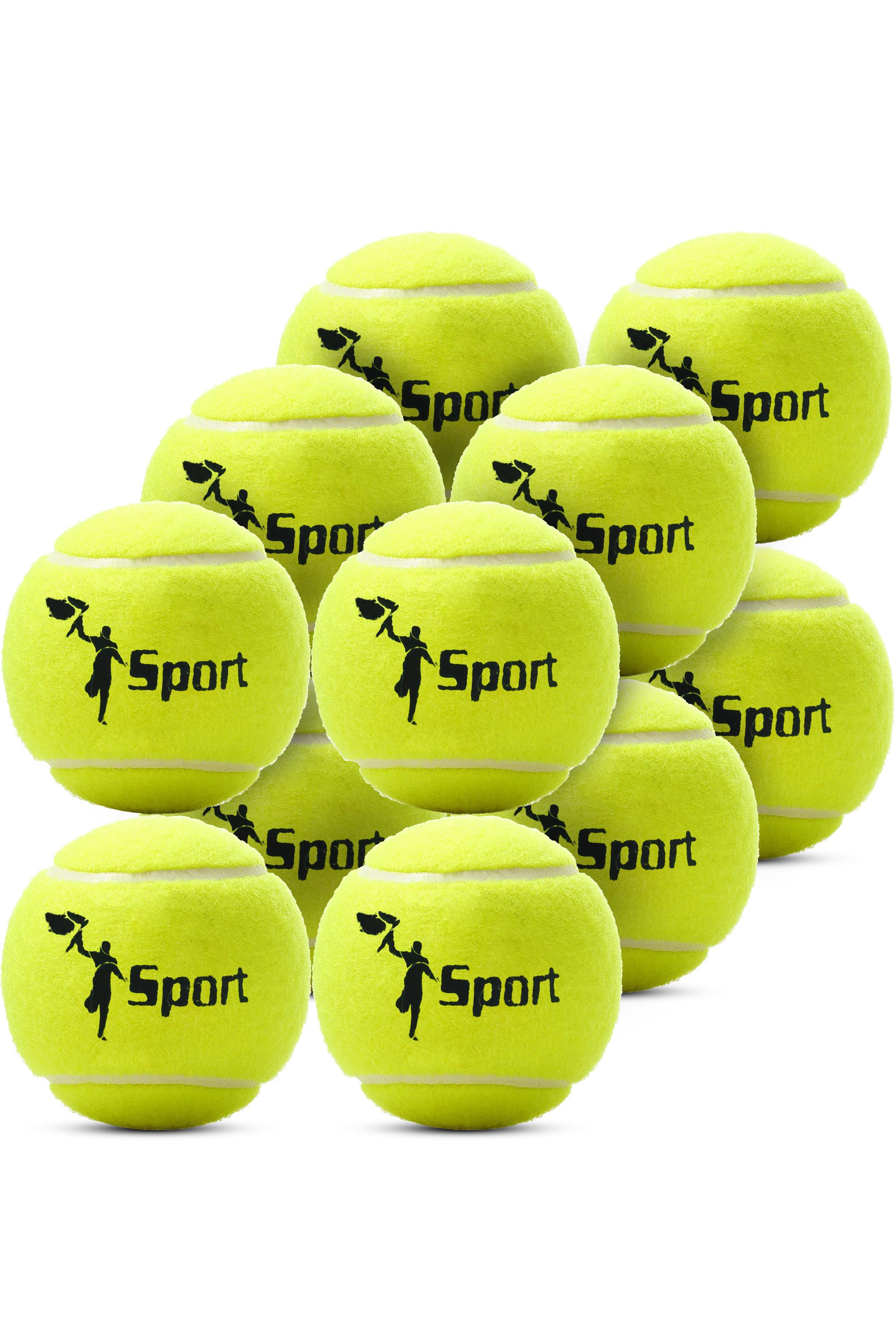 12 Adet Tenis Topu Başlangıç Seviye Eğitim Antrenman Amatör Maç Topu Tennis Ball 12 Adet Tenis Topu Başlangıç Seviye Eğitim Antrenman Amatör Maç Topu Tennis Ball