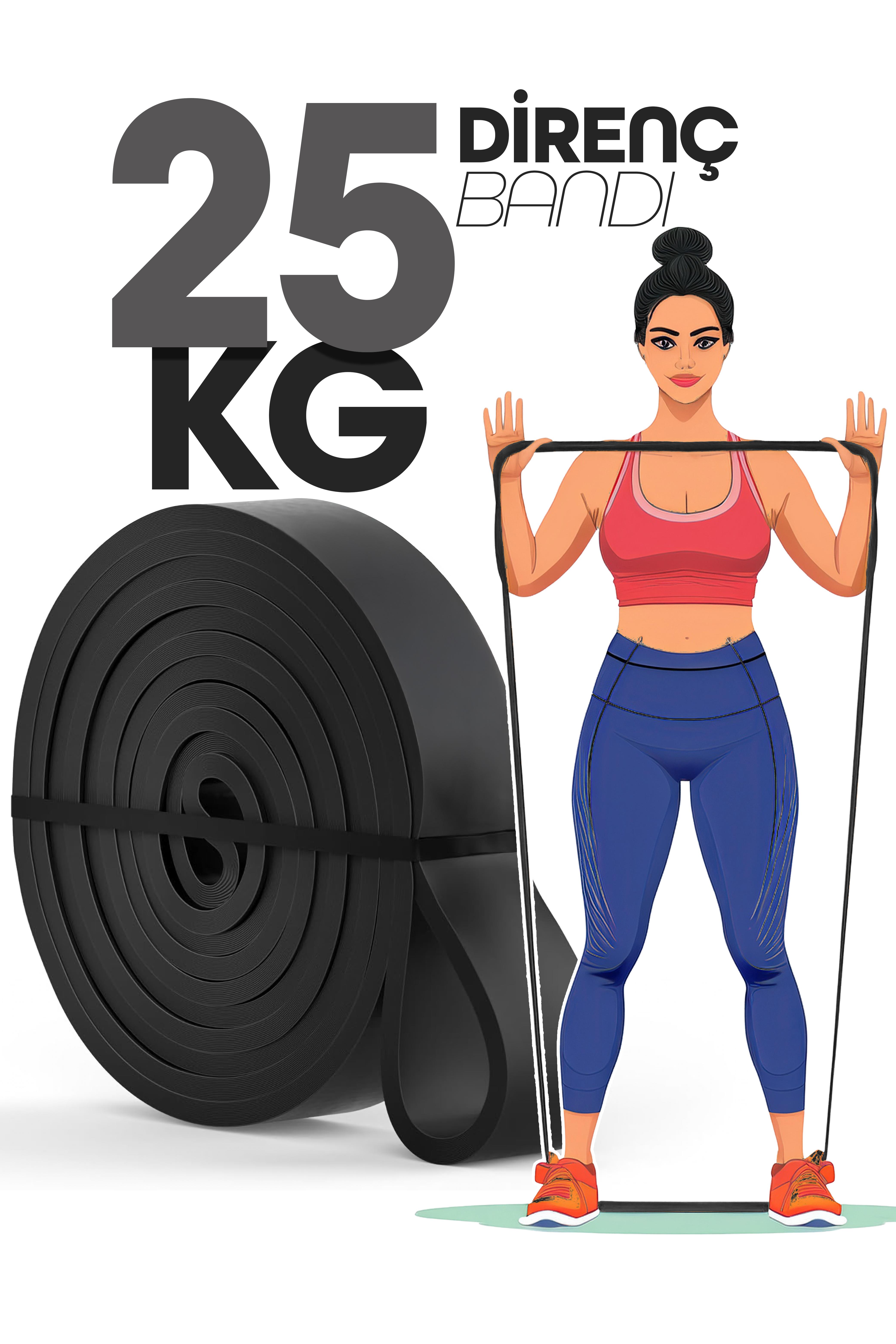 25KG Barfiks Lastiği Gym Resistance Band Antrenman Kas Geliştirme Bandı Siyah (Sert) 25KG Barfiks Lastiği Gym Resistance Band Antrenman Kas Geliştirme Bandı Siyah (Sert)