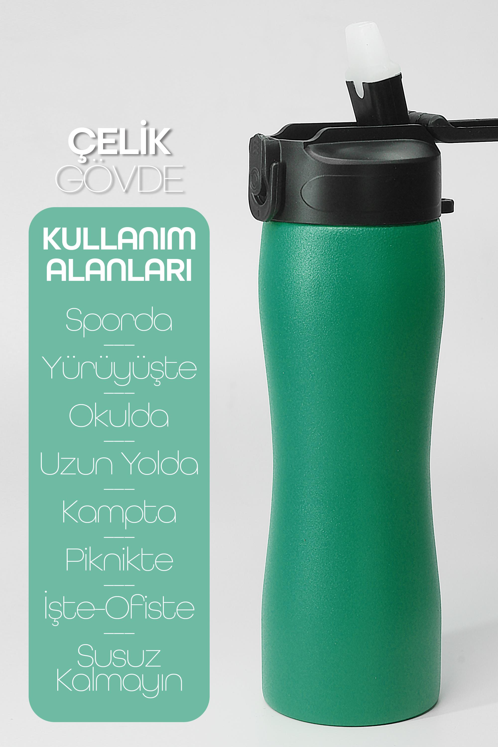 2li Komple Paslanmaz Çelik Matara Pipetli Mat Renk Spor Matarası Suluğu Suluk Yeşil+Turuncu 1158 2li Komple Paslanmaz Çelik Matara Pipetli Mat Renk Spor Matarası Suluğu Suluk Yeşil+Turuncu 1158