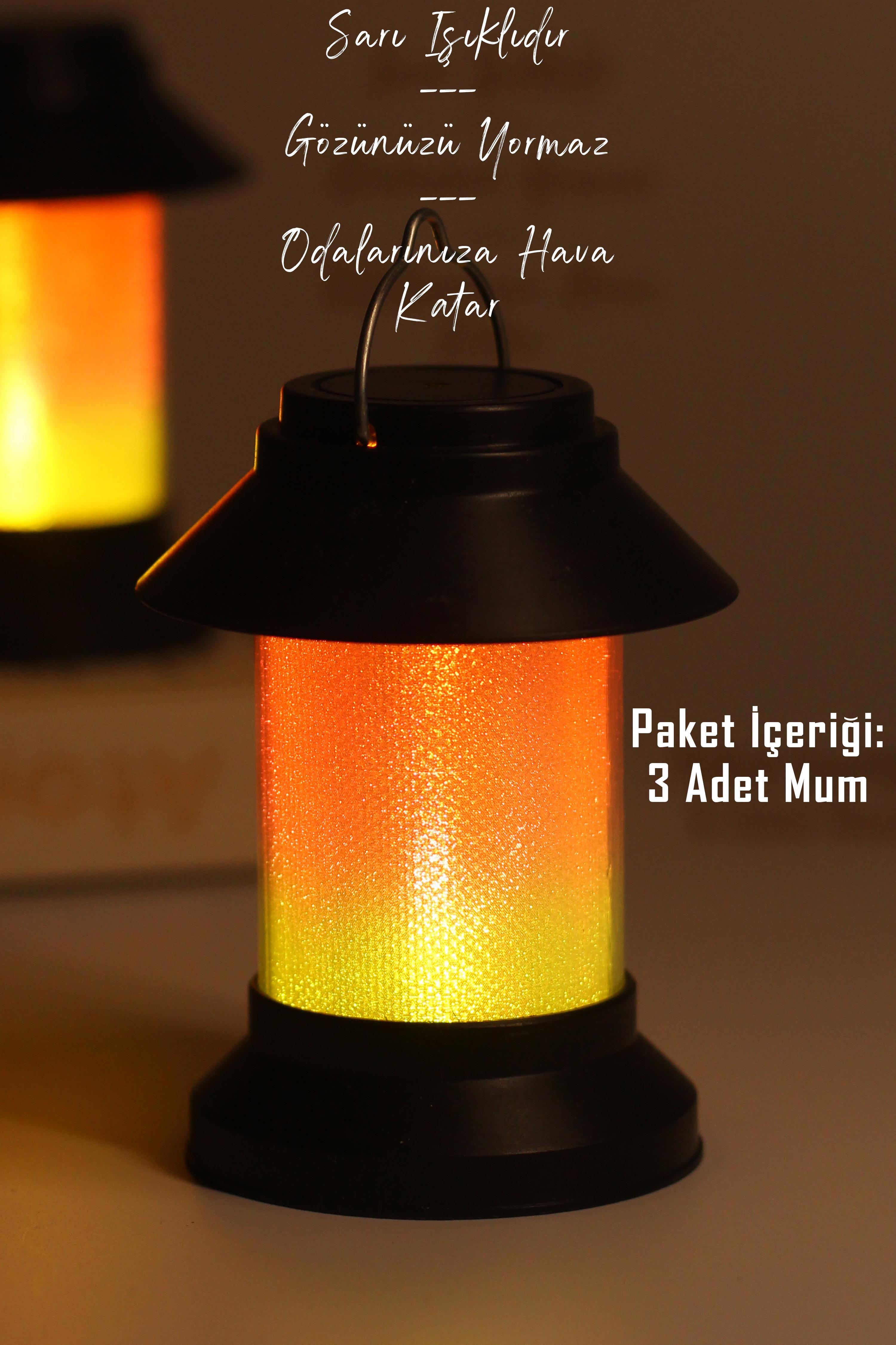 3LÜ Led Mum Sokak Lambası Tip Kulplu Dumansız Pilli Alevli Dekoratif Yapay Mum Işıldak Siyah 1036-9 3LÜ Led Mum Sokak Lambası Tip Kulplu Dumansız Pilli Alevli Dekoratif Yapay Mum Işıldak Siyah 1036-9