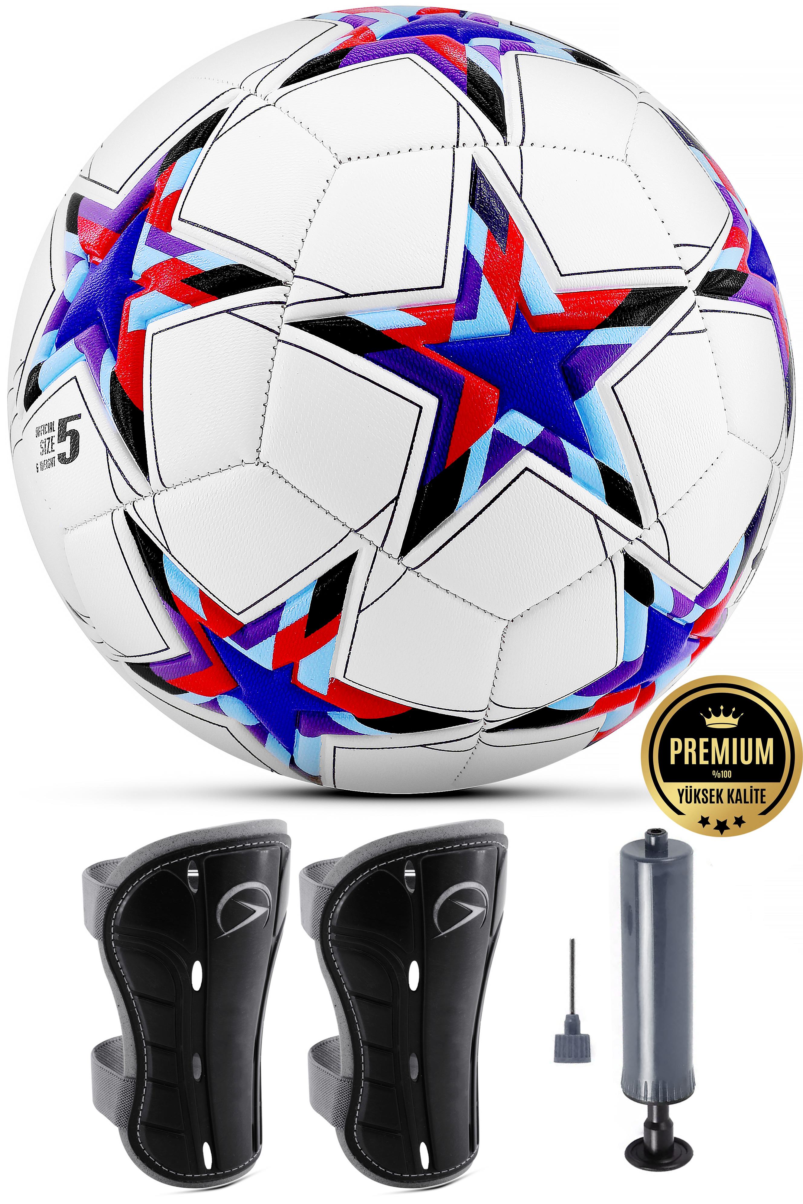 3lü Set Futbol Topu Tekmelik Şampiyonlar Ligi Pompalı Sert Zemin Halı Saha Futbol Topu Mavi No:5 3lü Set Futbol Topu Tekmelik Şampiyonlar Ligi Pompalı Sert Zemin Halı Saha Futbol Topu Mavi No:5