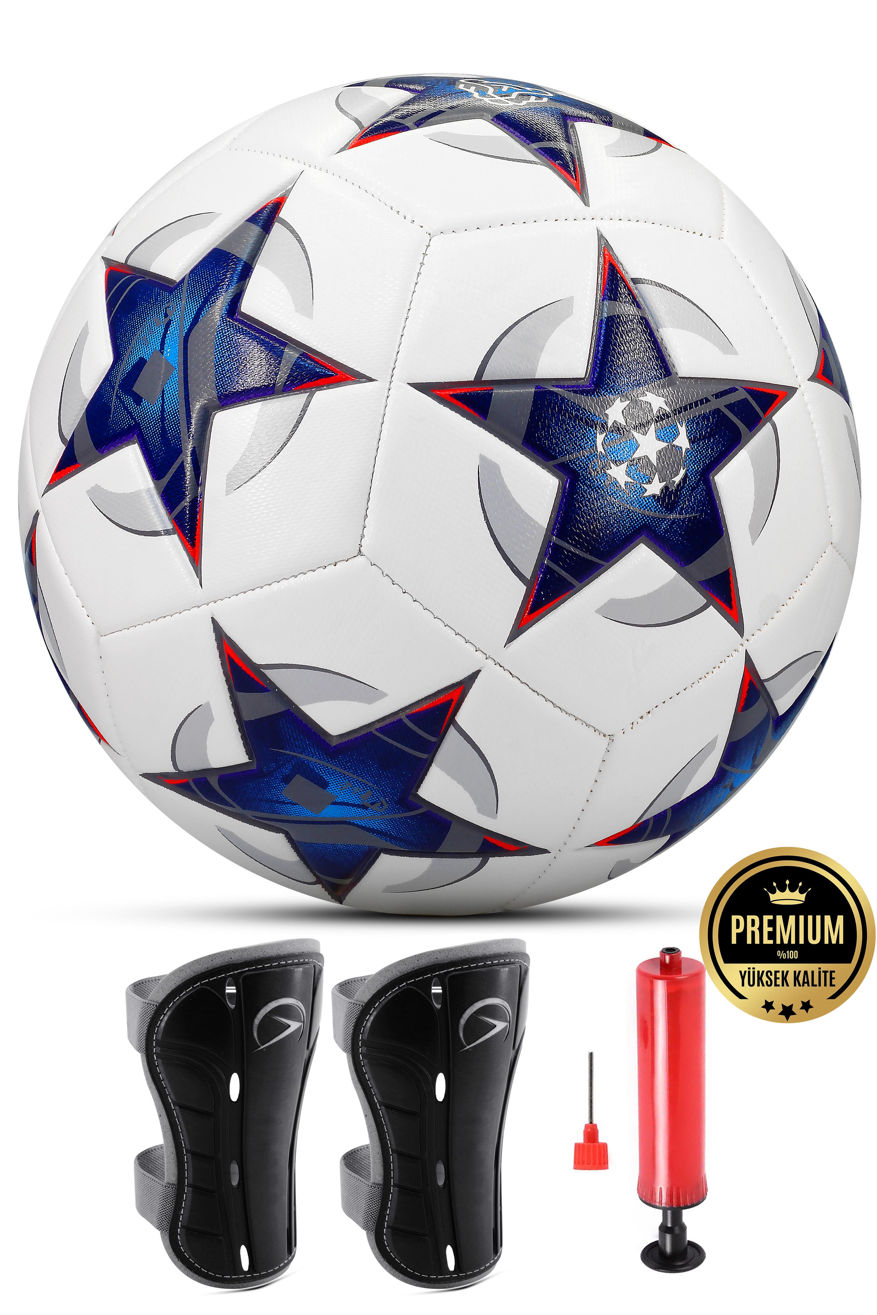 3lü Set Futbol Topu Tekmelik Şampiyonlar Ligi Pompalı Sert Zemin Halı Saha Futbol Topu Mavi No:5 3lü Set Futbol Topu Tekmelik Şampiyonlar Ligi Pompalı Sert Zemin Halı Saha Futbol Topu Mavi No:5