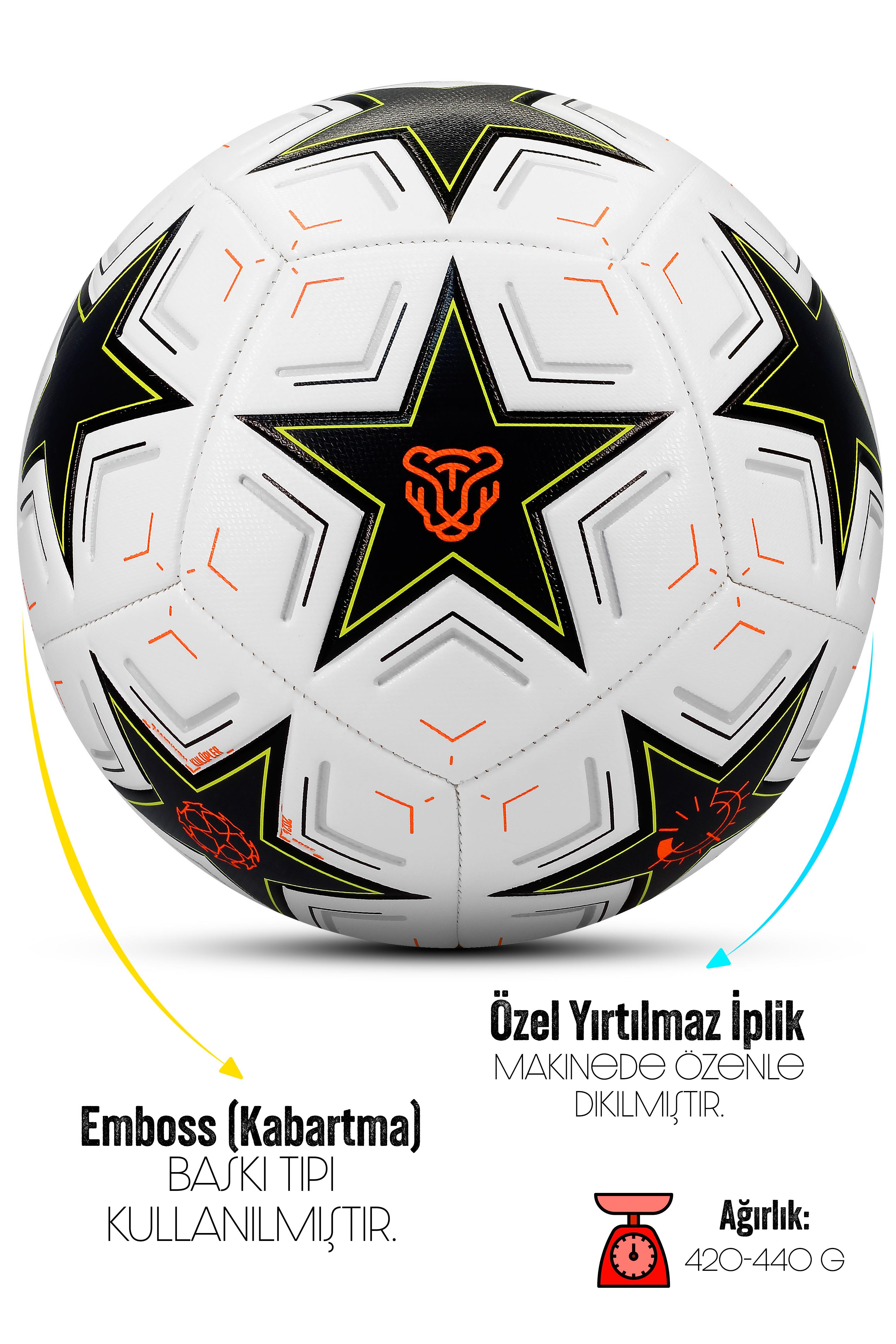 3lü Set Futbol Topu Tekmelik Şampiyonlar Ligi Pompalı Sert Zemin Halı Saha Futbol Topu No:5 3lü Set Futbol Topu Tekmelik Şampiyonlar Ligi Pompalı Sert Zemin Halı Saha Futbol Topu No:5