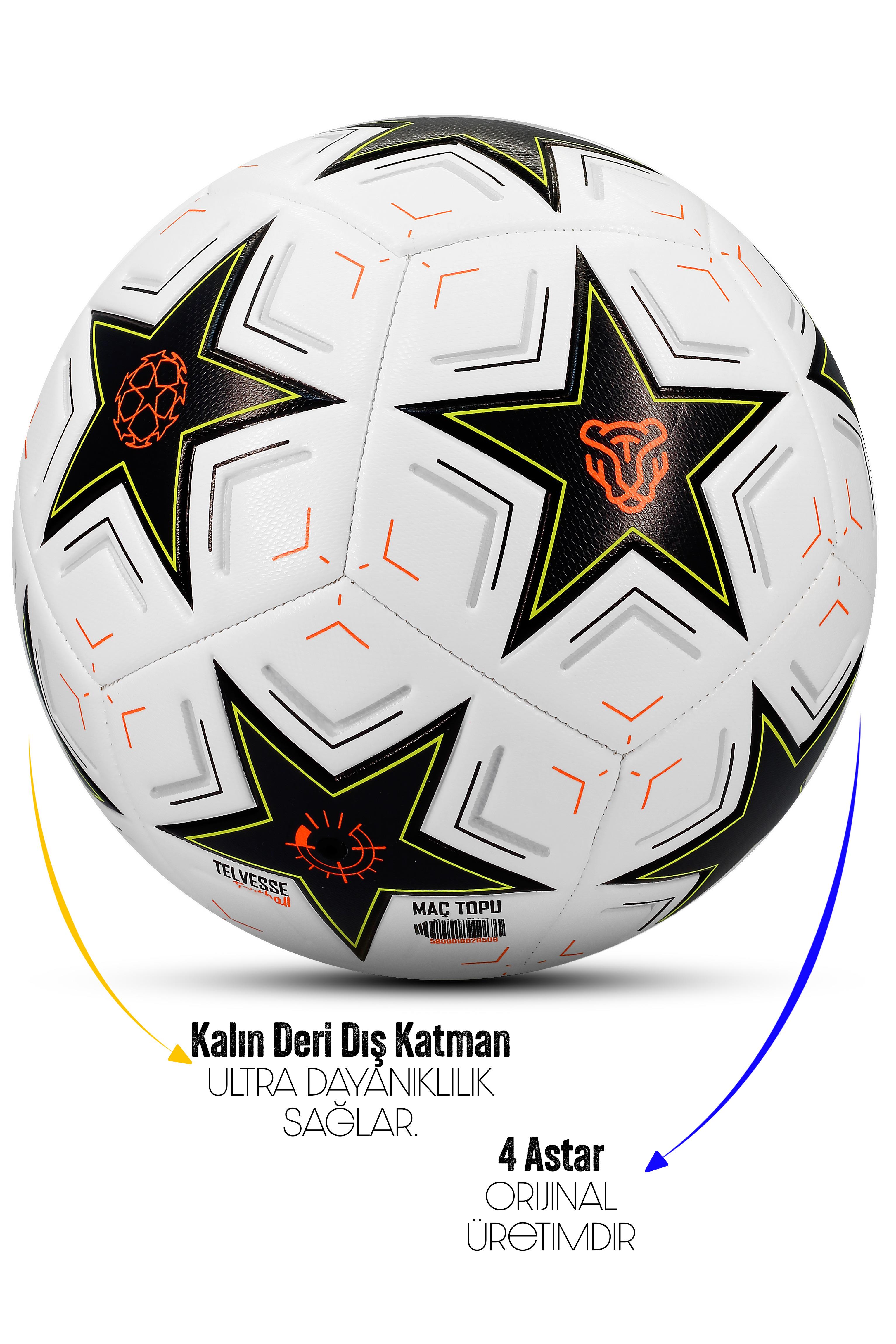 3lü Set Futbol Topu Tekmelik Şampiyonlar Ligi Pompalı Sert Zemin Halı Saha Futbol Topu No:5 3lü Set Futbol Topu Tekmelik Şampiyonlar Ligi Pompalı Sert Zemin Halı Saha Futbol Topu No:5