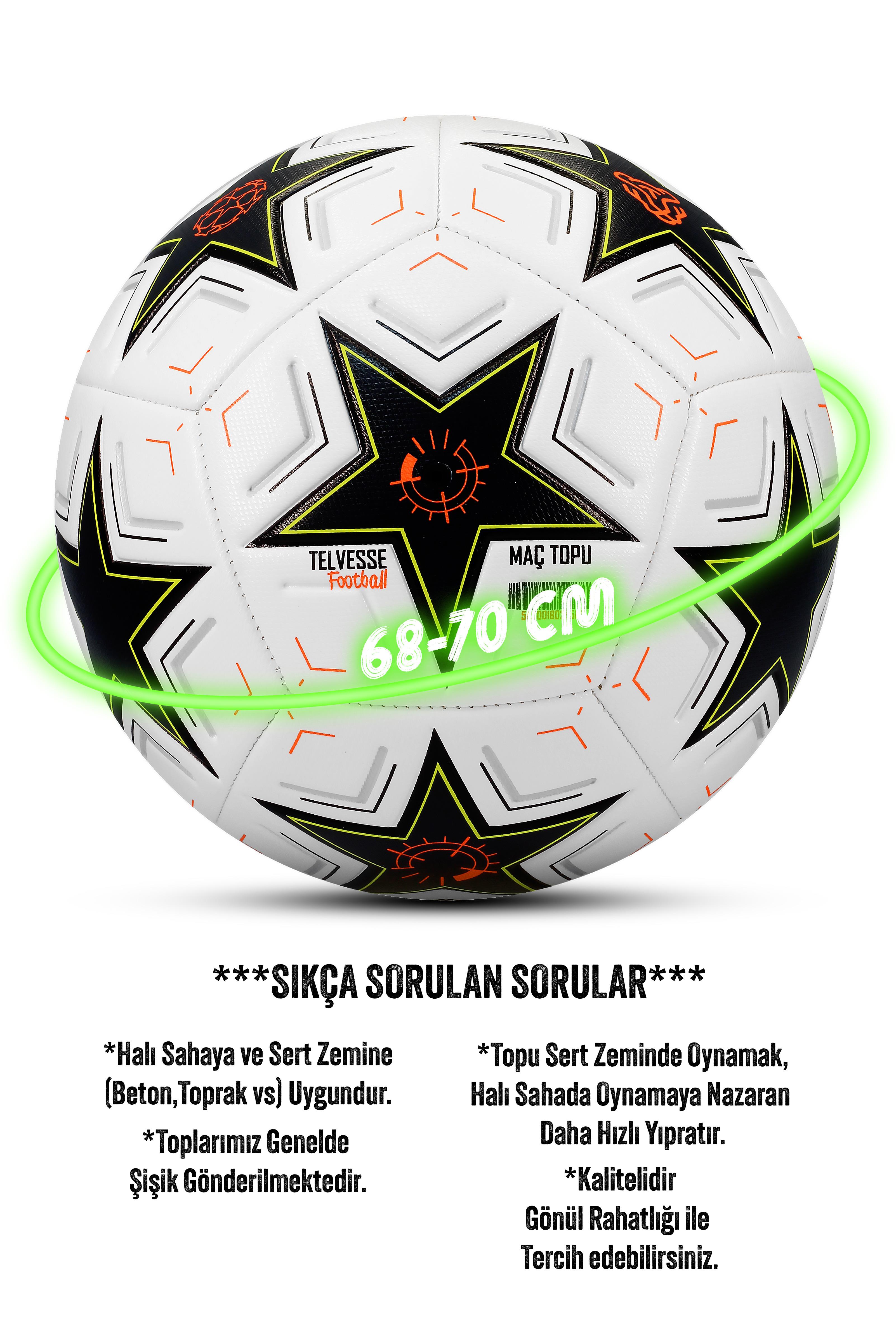 3lü Set Futbol Topu Tekmelik Şampiyonlar Ligi Pompalı Sert Zemin Halı Saha Futbol Topu No:5 3lü Set Futbol Topu Tekmelik Şampiyonlar Ligi Pompalı Sert Zemin Halı Saha Futbol Topu No:5