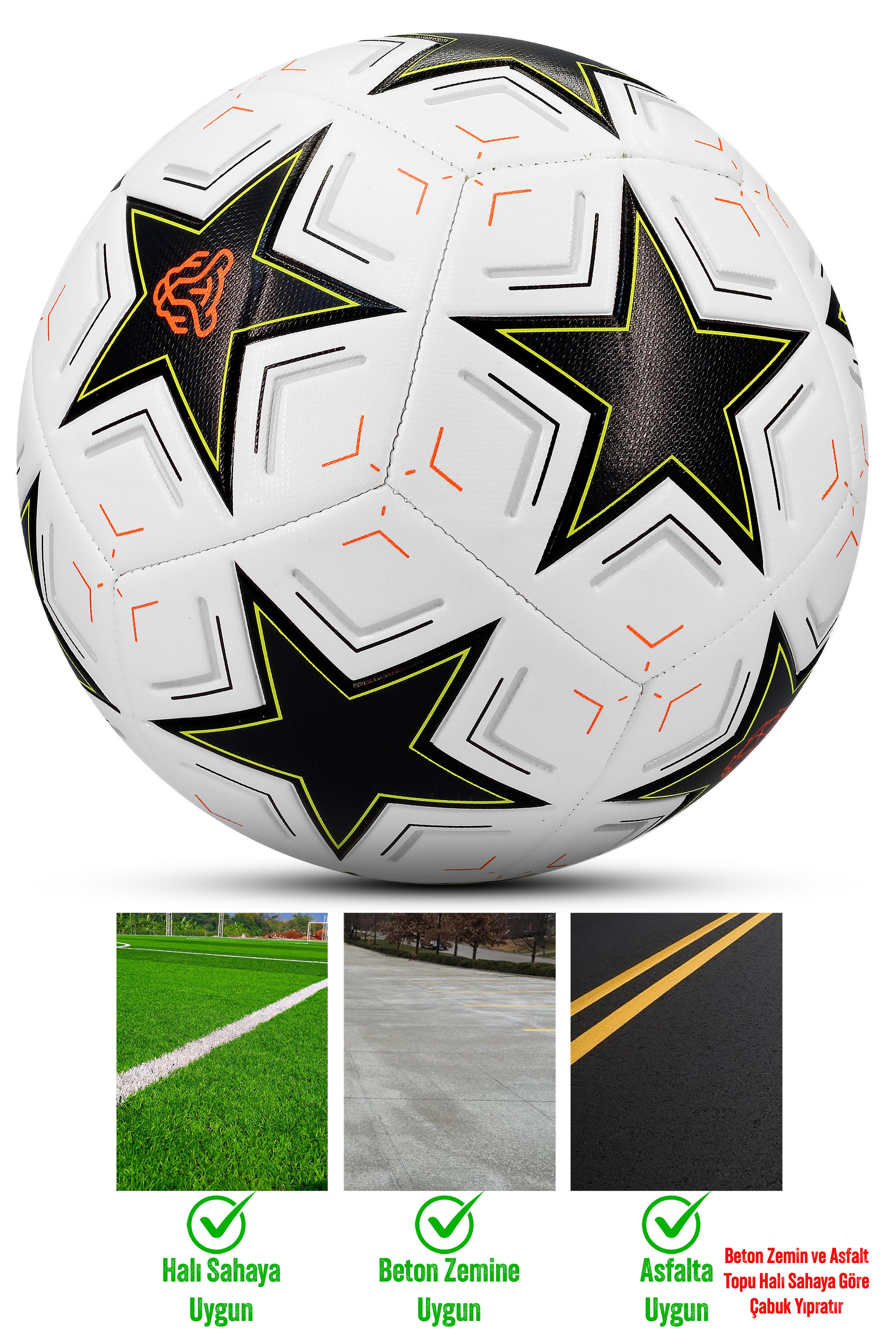 3lü Set Futbol Topu Tekmelik Şampiyonlar Ligi Pompalı Sert Zemin Halı Saha Futbol Topu No:5 3lü Set Futbol Topu Tekmelik Şampiyonlar Ligi Pompalı Sert Zemin Halı Saha Futbol Topu No:5