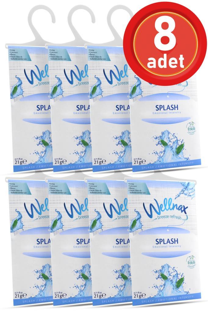 8 ADET Wellnax Oda Kokusu Dolap Çekmece Araç Kokusu Splash Koku Kesesi 8 ADET Wellnax Oda Kokusu Dolap Çekmece Araç Kokusu Splash Koku Kesesi