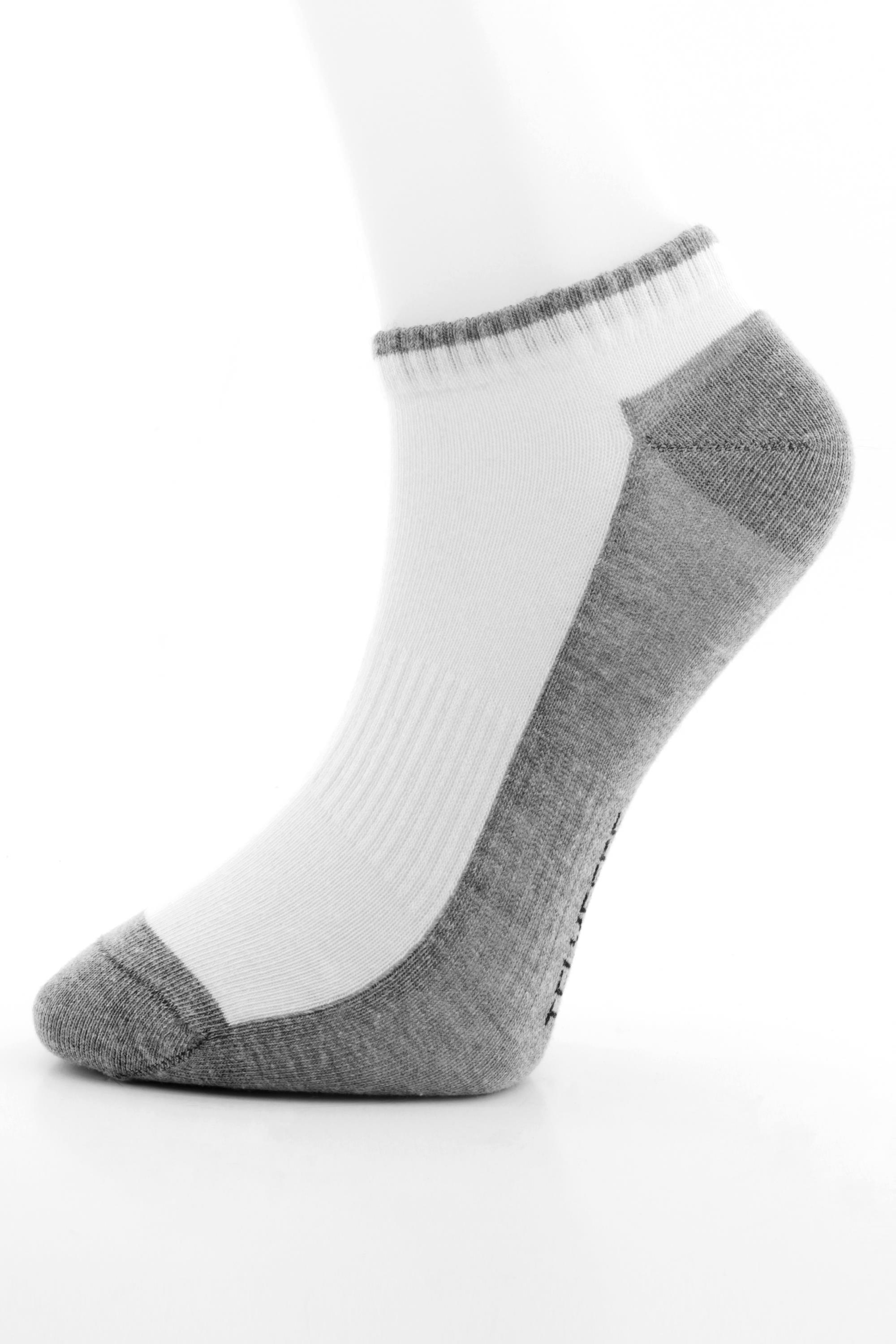 6 Çift Marcher Dikişsiz Patik Çorap Spor Kısa Çift Renkli Kısa Konç Spor Çorabı GRİ-BEYAZ 40-44 6 Çift Marcher Dikişsiz Patik Çorap Spor Kısa Çift Renkli Kısa Konç Spor Çorabı GRİ-BEYAZ 40-44