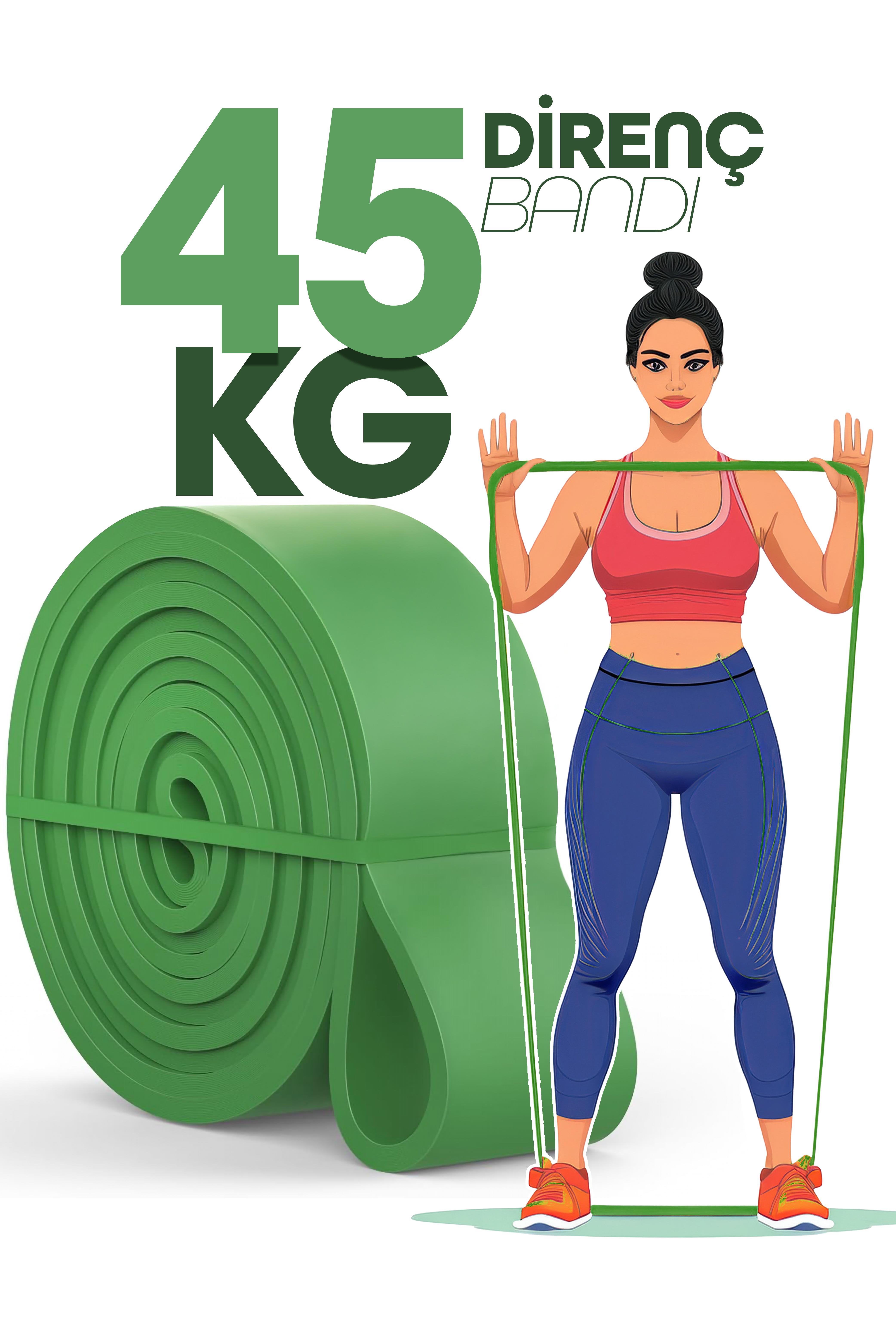 45KG Barfiks Lastiği Gym Resistance Band Antrenman Kas Geliştirme Bandı Yeşil (Ultra Sert) 45KG Barfiks Lastiği Gym Resistance Band Antrenman Kas Geliştirme Bandı Yeşil (Ultra Sert)