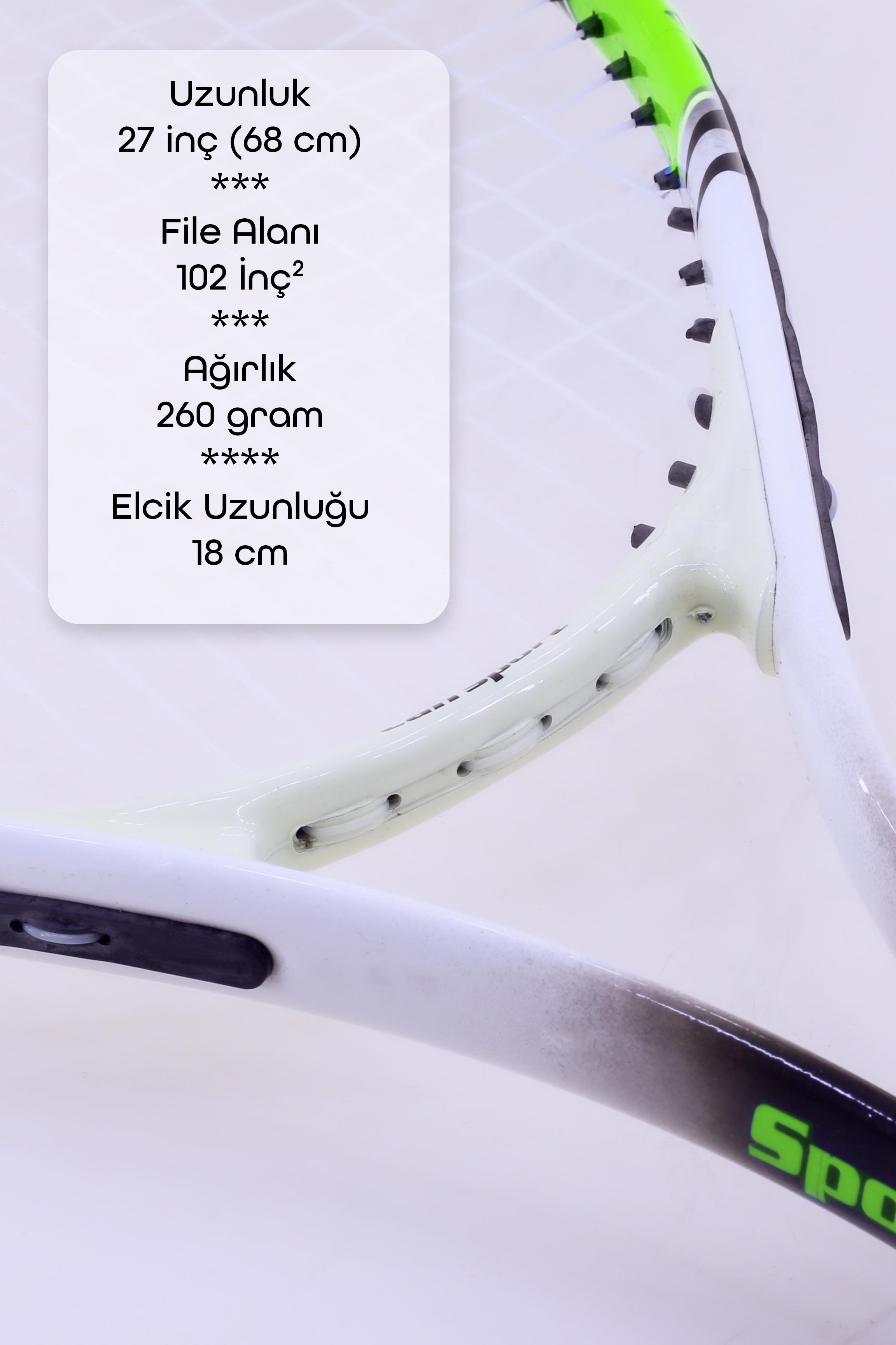 4lü SET Deluxe 27 İnç 2 Tenis Raketi Seti 2 Top Çantalı Yetişkin Tennis Racket L2 Grip 68 cm 527 4lü SET Deluxe 27 İnç 2 Tenis Raketi Seti 2 Top Çantalı Yetişkin Tennis Racket L2 Grip 68 cm 527