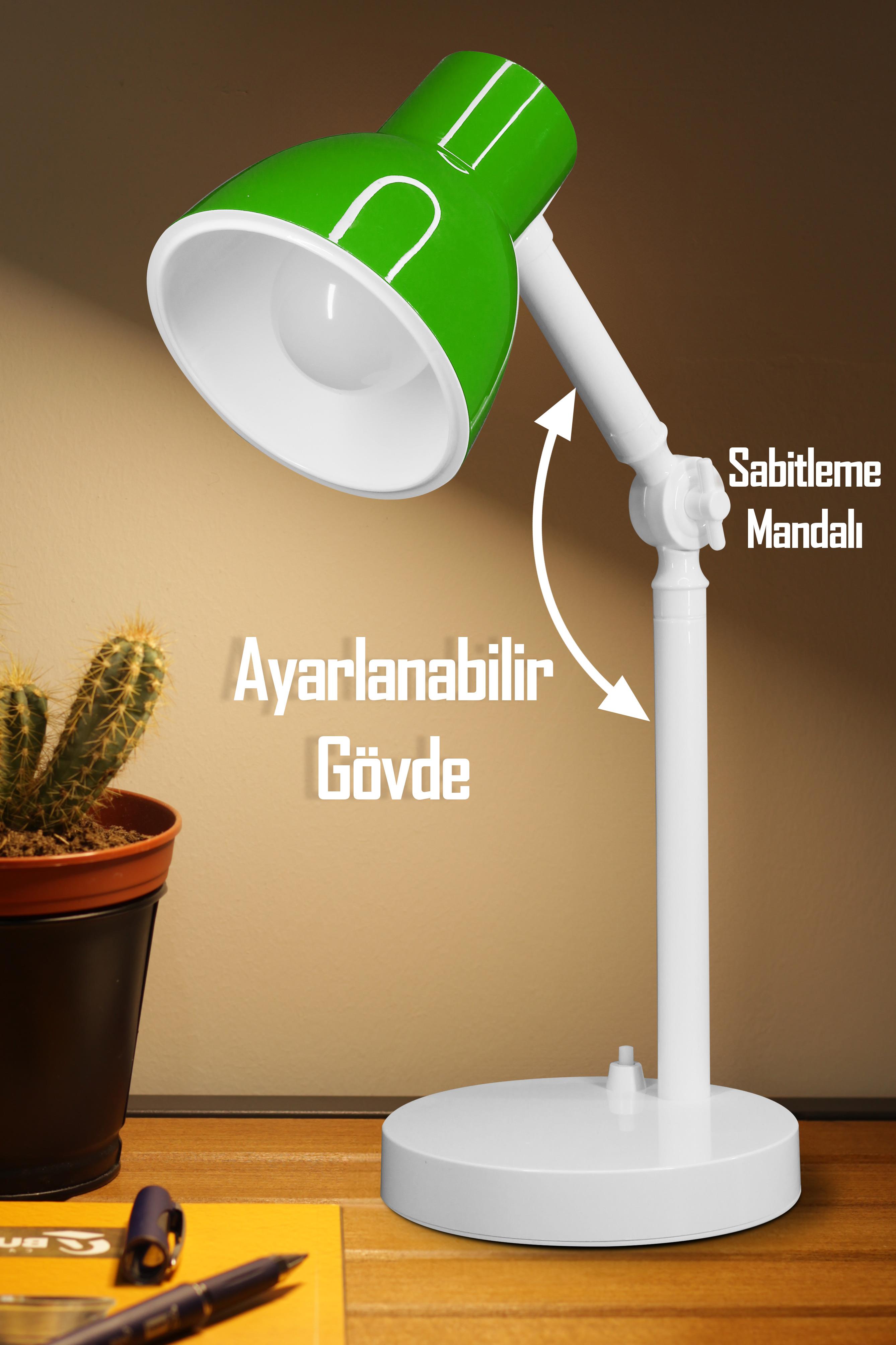 Akrobat Masa Lambası Retro Model Kablolu Elektrikli Ders Çalışma Lamba Kitap Okuma Işığı Yeşil KML Akrobat Masa Lambası Retro Model Kablolu Elektrikli Ders Çalışma Lamba Kitap Okuma Işığı Yeşil KML
