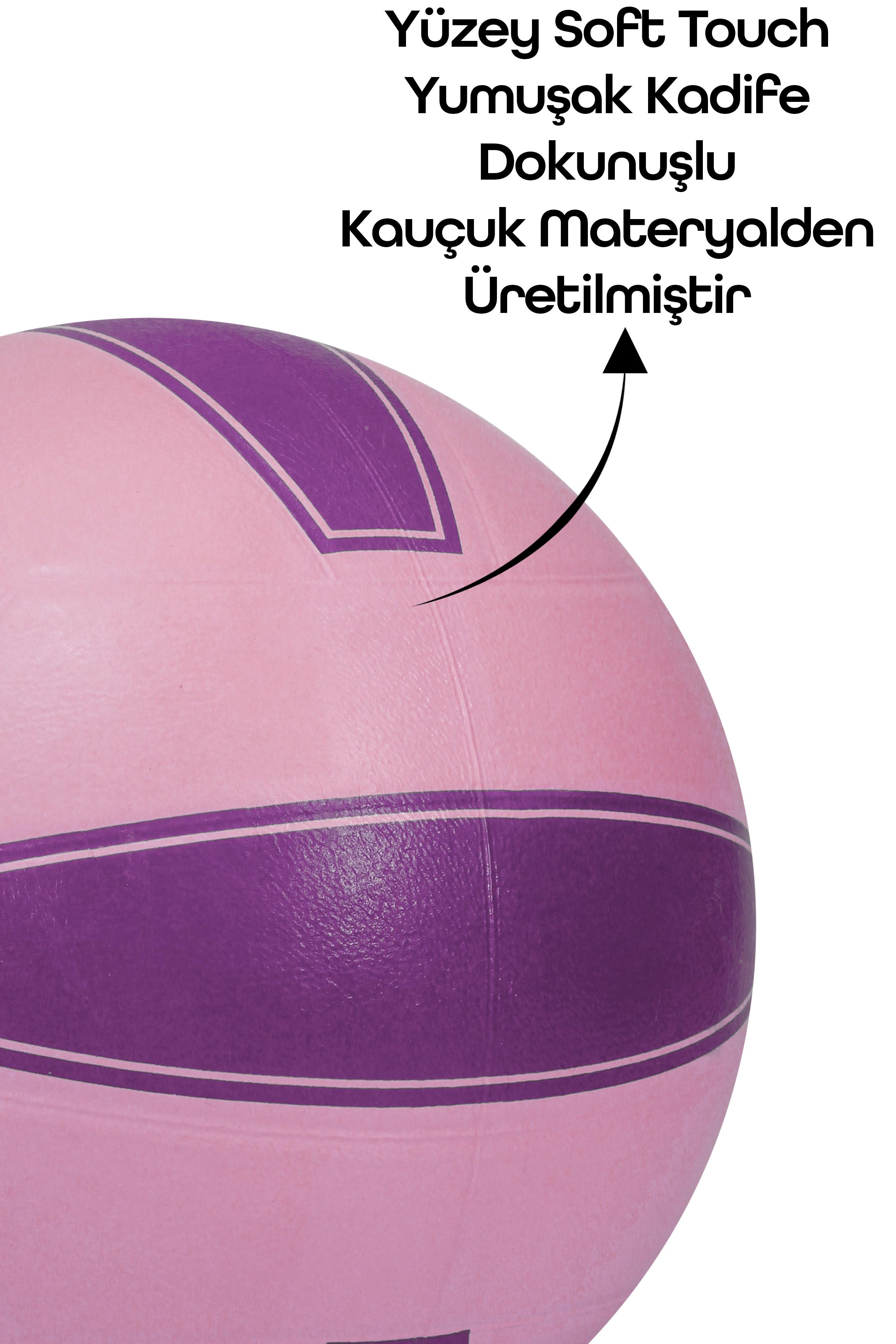 All Court Voleybol Topu Pompa Dahil Set Kauçuk Dikişsiz Yekpare Üretim İç Dış Mekan NO:5 Mor All Court Voleybol Topu Pompa Dahil Set Kauçuk Dikişsiz Yekpare Üretim İç Dış Mekan NO:5 Mor