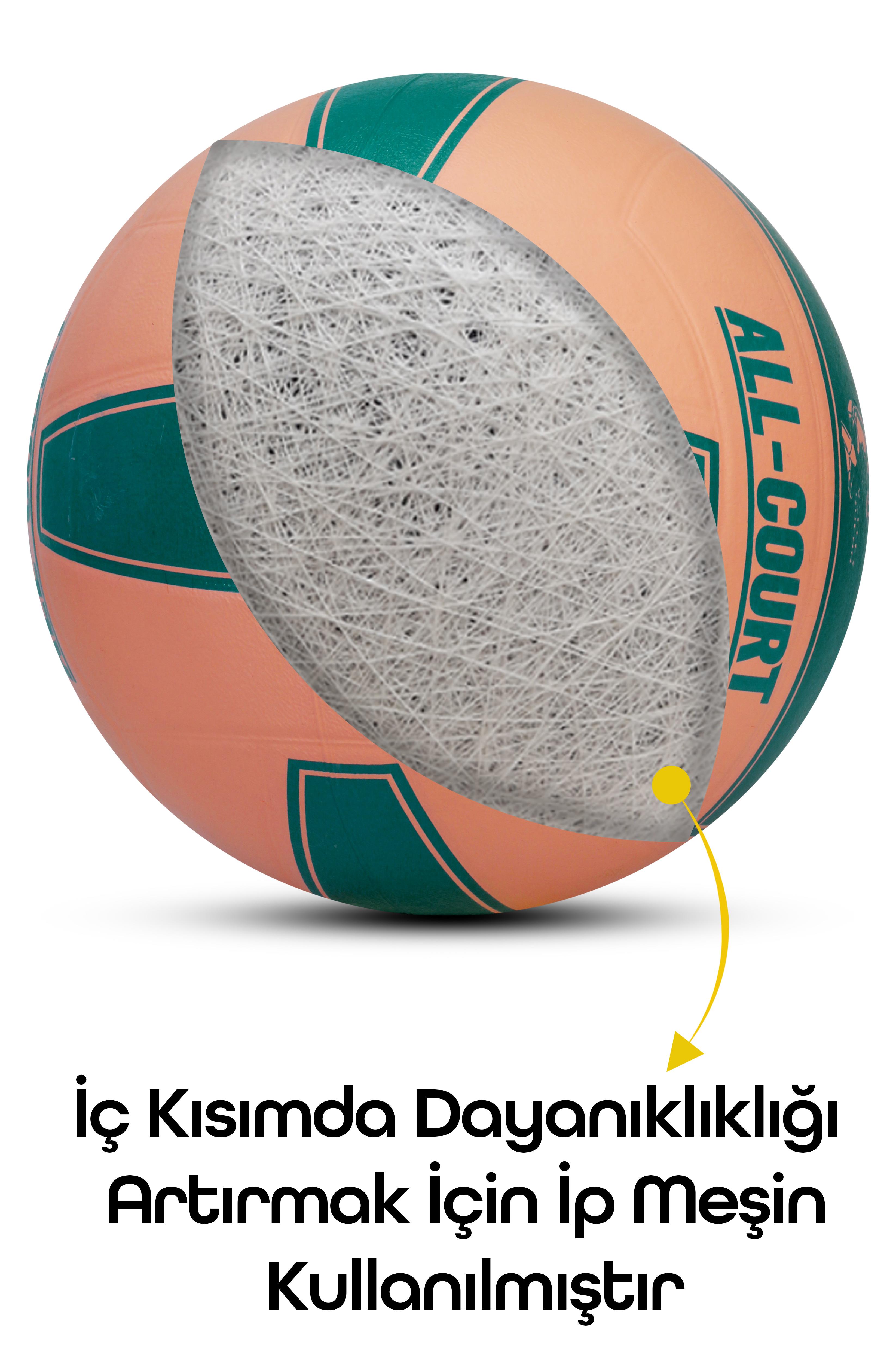 All Court Voleybol Topu Pompa Dahil Set Kauçuk Dikişsiz Yekpare Üretim İç Dış Mekan NO:5 Pembe All Court Voleybol Topu Pompa Dahil Set Kauçuk Dikişsiz Yekpare Üretim İç Dış Mekan NO:5 Pembe