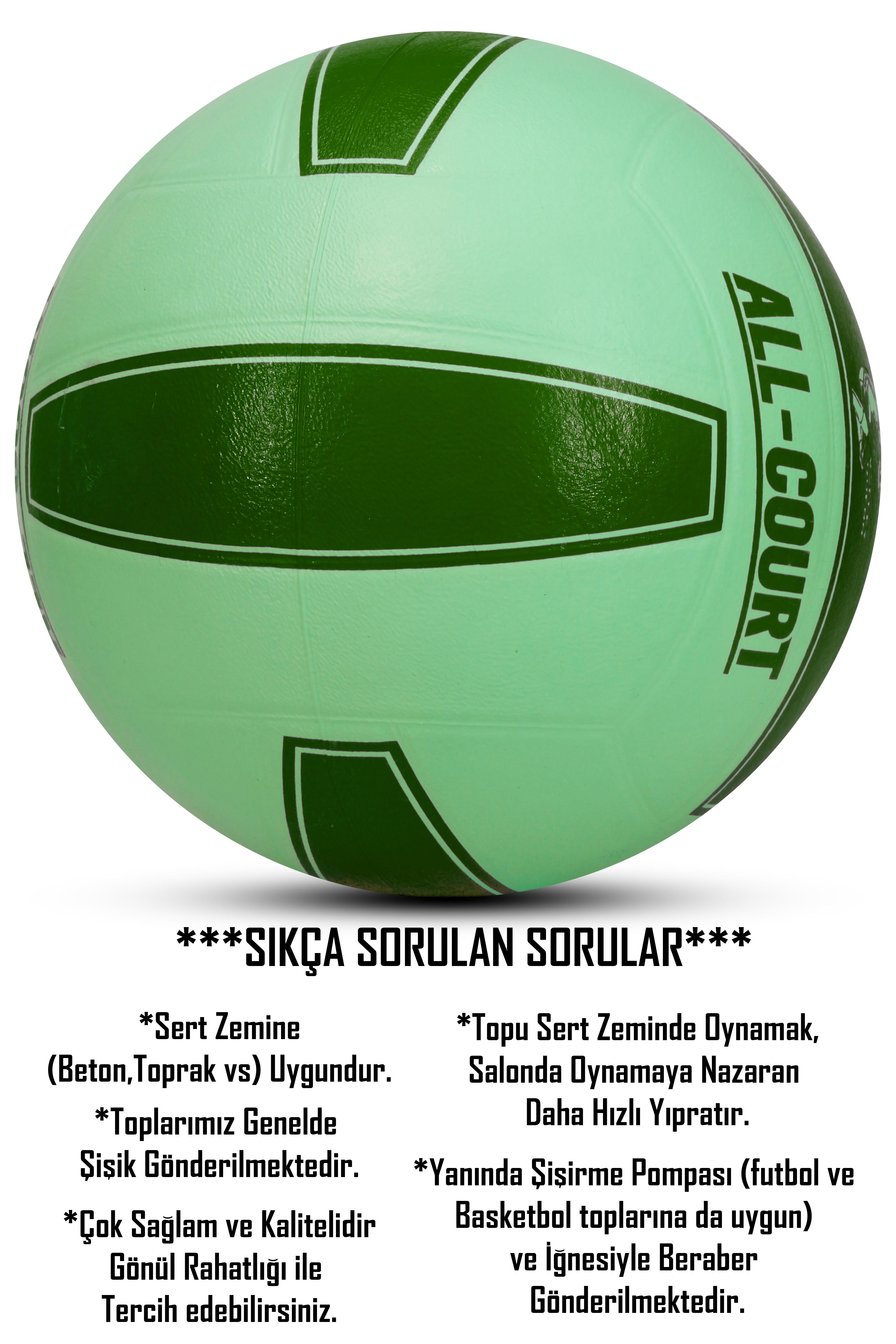 All Court Voleybol Topu Pompa Dahil Set Kauçuk Dikişsiz Yekpare Üretim İç Dış Mekan NO:5 Yeşil All Court Voleybol Topu Pompa Dahil Set Kauçuk Dikişsiz Yekpare Üretim İç Dış Mekan NO:5 Yeşil