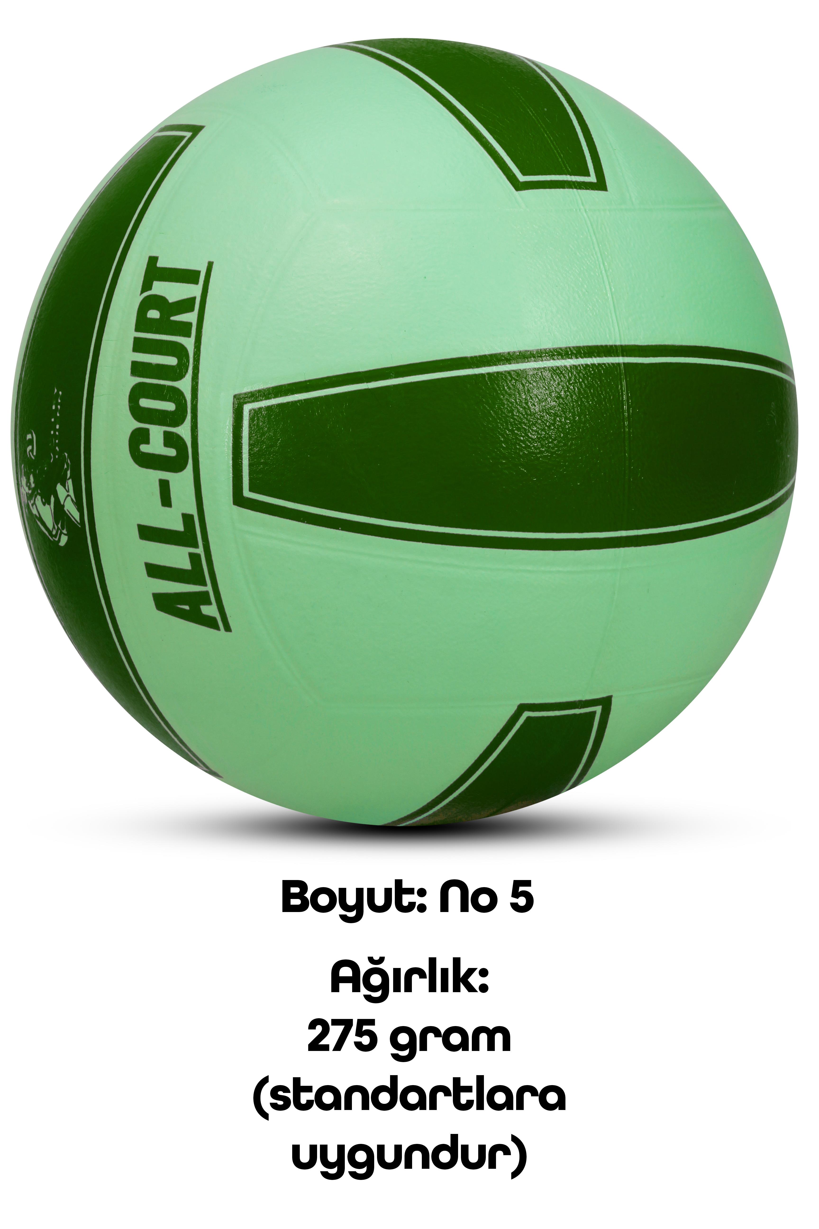 All Court Voleybol Topu Pompa Dahil Set Kauçuk Dikişsiz Yekpare Üretim İç Dış Mekan NO:5 Yeşil All Court Voleybol Topu Pompa Dahil Set Kauçuk Dikişsiz Yekpare Üretim İç Dış Mekan NO:5 Yeşil