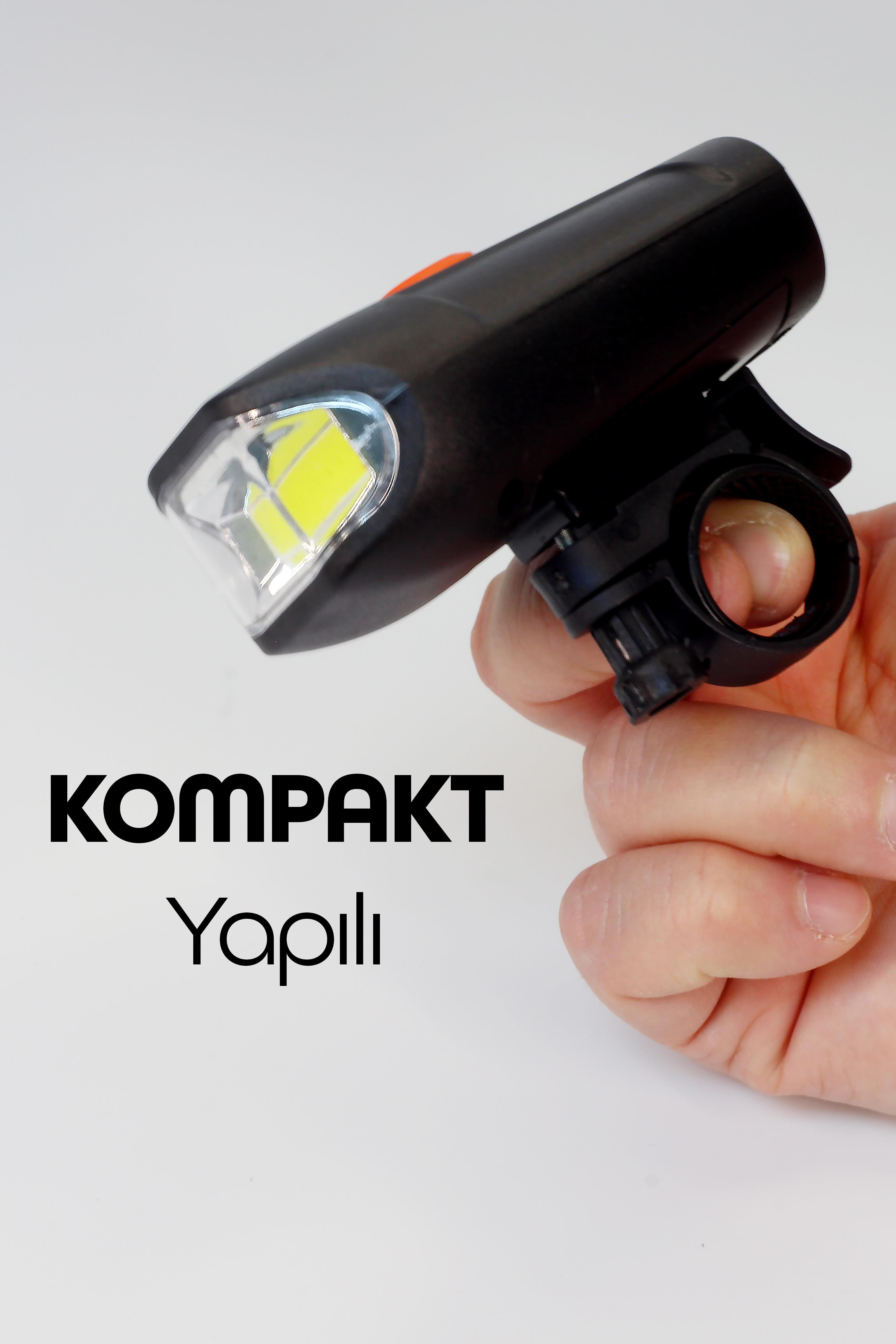 Bisiklet Tekli Ön Fener Işık Pilli 300 Lümen Bisiklet Ön Farı LED Işık Siyah 4446 Bisiklet Tekli Ön Fener Işık Pilli 300 Lümen Bisiklet Ön Farı LED Işık Siyah 4446