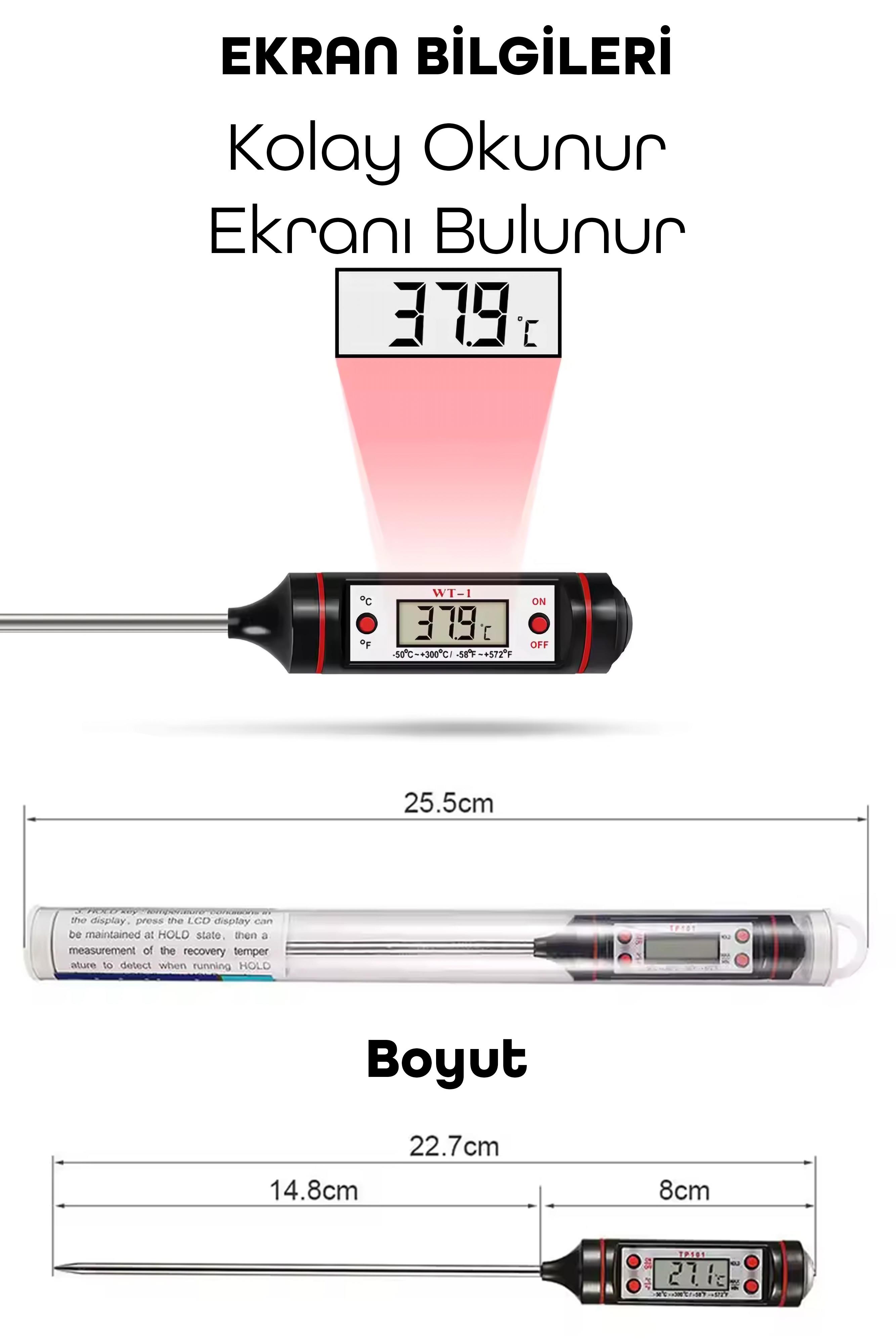 Dijital Gıda Termometresi Sıvı Gıda Et Su Süt Yiyecek Sıcaklık Ölçer Mutfak Için Gıda Termometre 027 Dijital Gıda Termometresi Sıvı Gıda Et Su Süt Yiyecek Sıcaklık Ölçer Mutfak Için Gıda Termometre 027