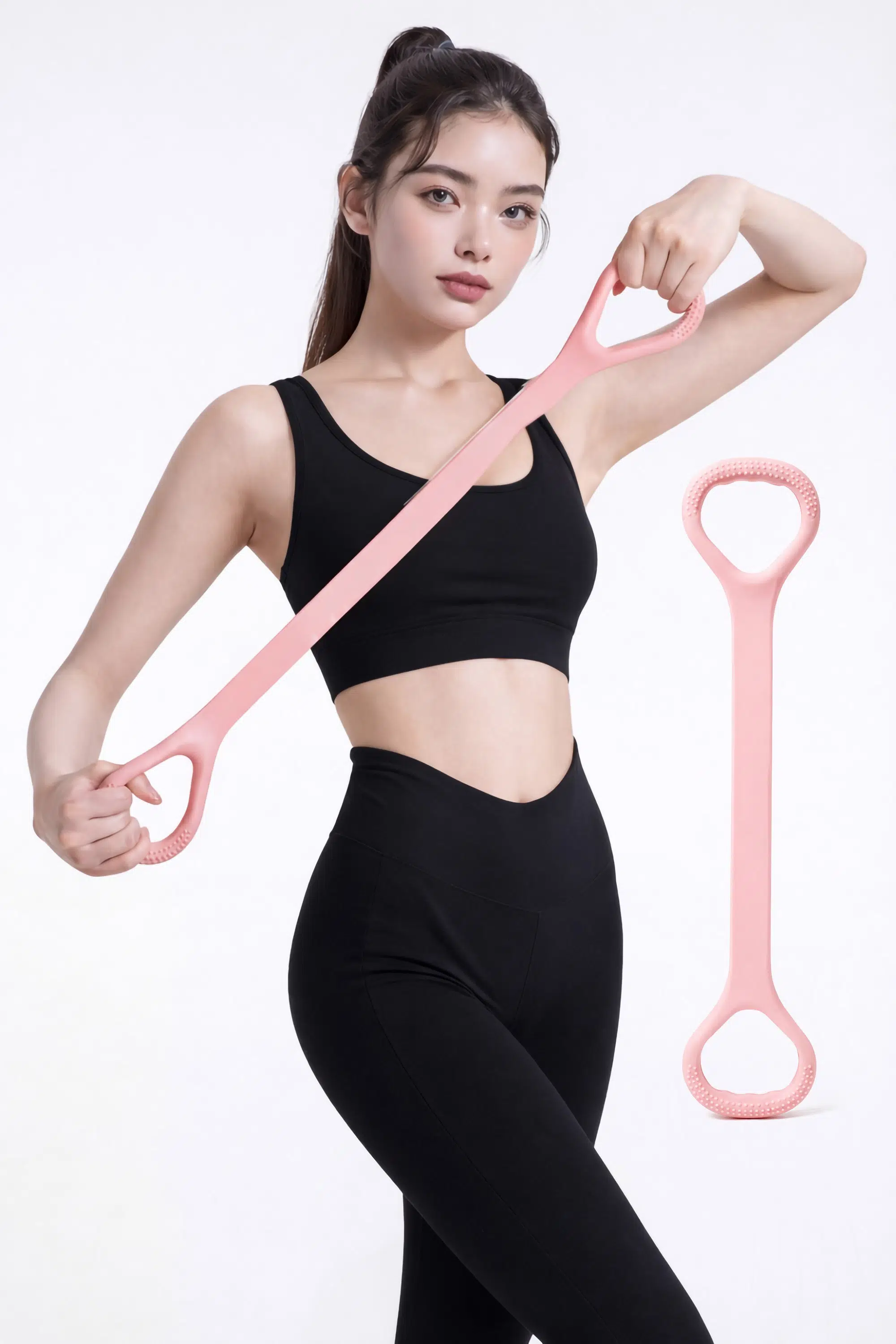 Esneme Bandı Pilates Jimnastik Bandı Yoga Direnç Bandı Isınma Spor Kondisyon Lastiği Hafif 5kg