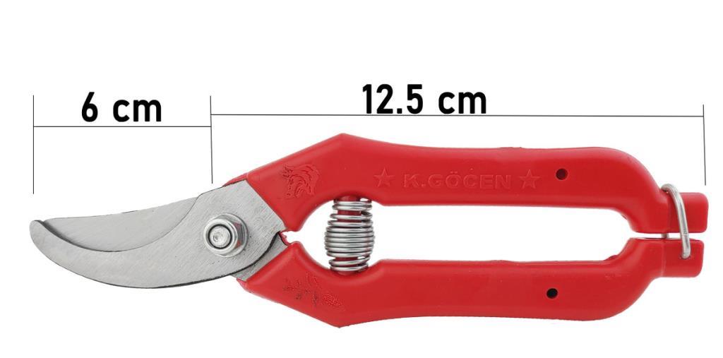 Göcen ( 5 ADET ) Eğri Uçlu Narenciye Üzüm Bağ Budama Makası18.5 Cm Göcen ( 5 ADET ) Eğri Uçlu Narenciye Üzüm Bağ Budama Makası18.5 Cm