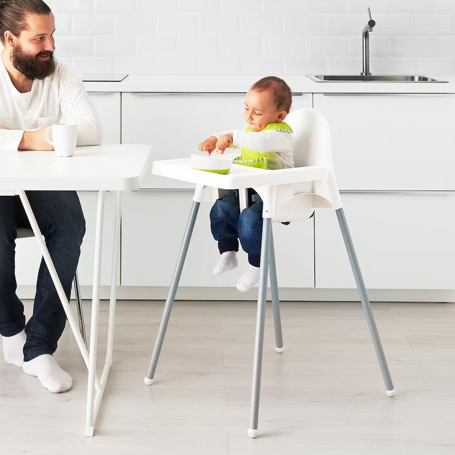 Ikea ANTILOP Mama Sandalyesi Tepsili Beyaz 90 Cm Ikea ANTILOP Mama Sandalyesi Tepsili Beyaz 90 Cm