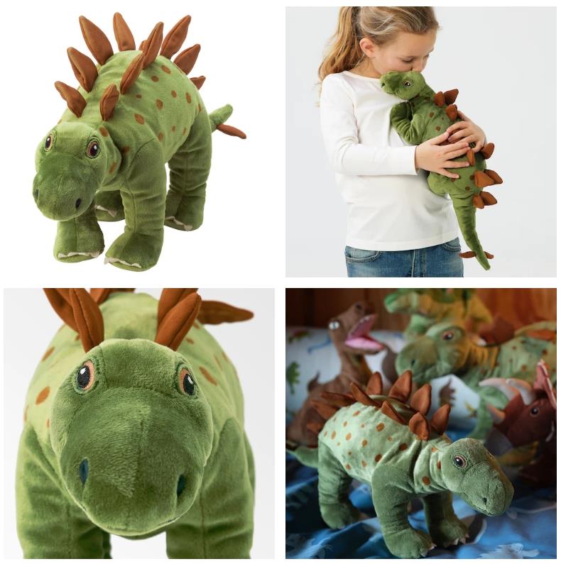 İkea JATTELIK Yumuşak Peluş Dinozor Oyuncak 50 Cm Stegos CE Belgeli İkea JATTELIK Yumuşak Peluş Dinozor Oyuncak 50 Cm Stegos CE Belgeli