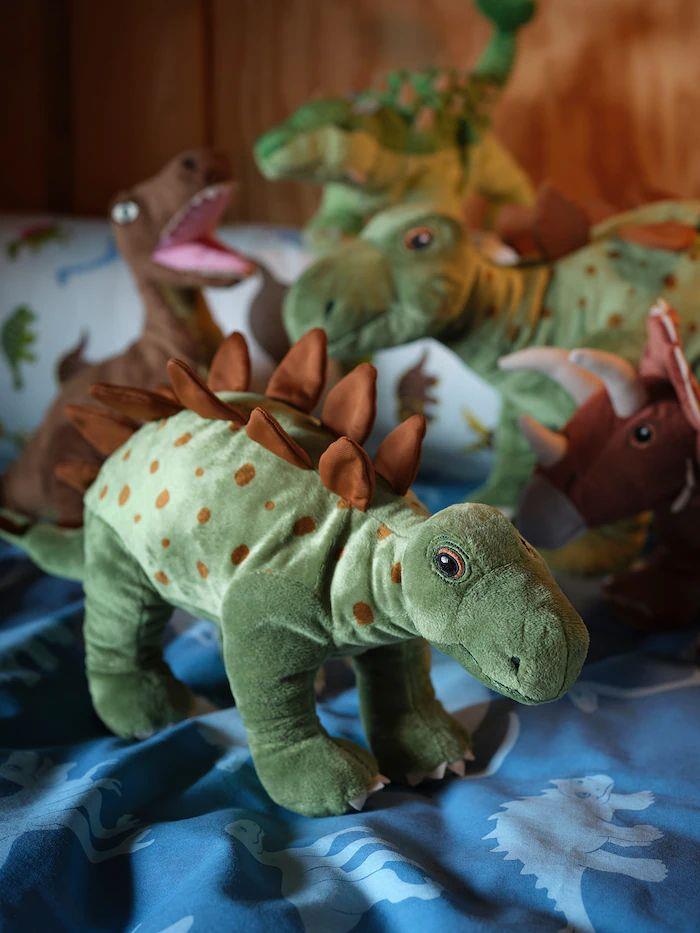 İkea JATTELIK Yumuşak Peluş Dinozor Oyuncak 50 Cm Stegos CE Belgeli İkea JATTELIK Yumuşak Peluş Dinozor Oyuncak 50 Cm Stegos CE Belgeli