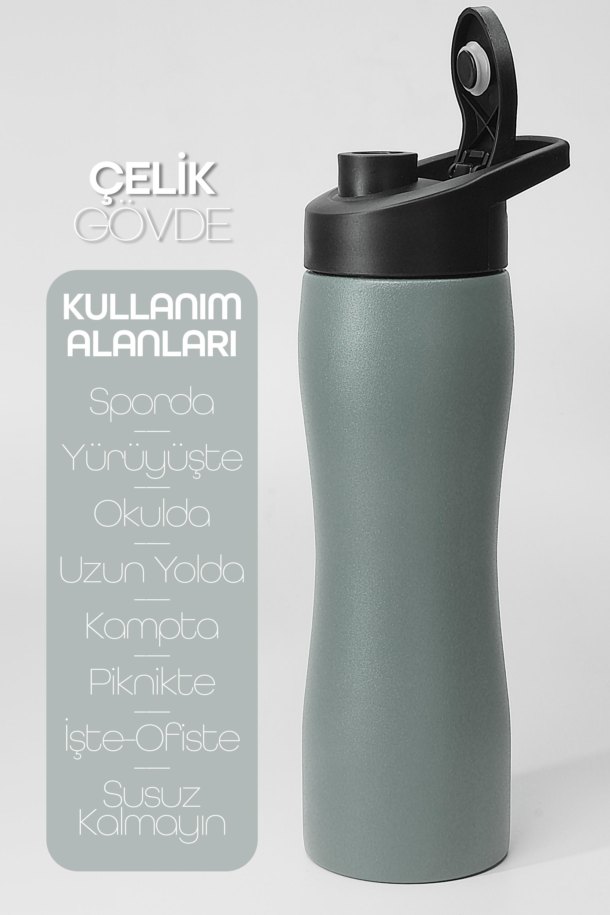 Komple Paslanmaz Çelik Matara Geniş Ağız Mat Renk Spor Matarası Suluğu 304 Çelik Suluk Füme 1153 Komple Paslanmaz Çelik Matara Geniş Ağız Mat Renk Spor Matarası Suluğu 304 Çelik Suluk Füme 1153