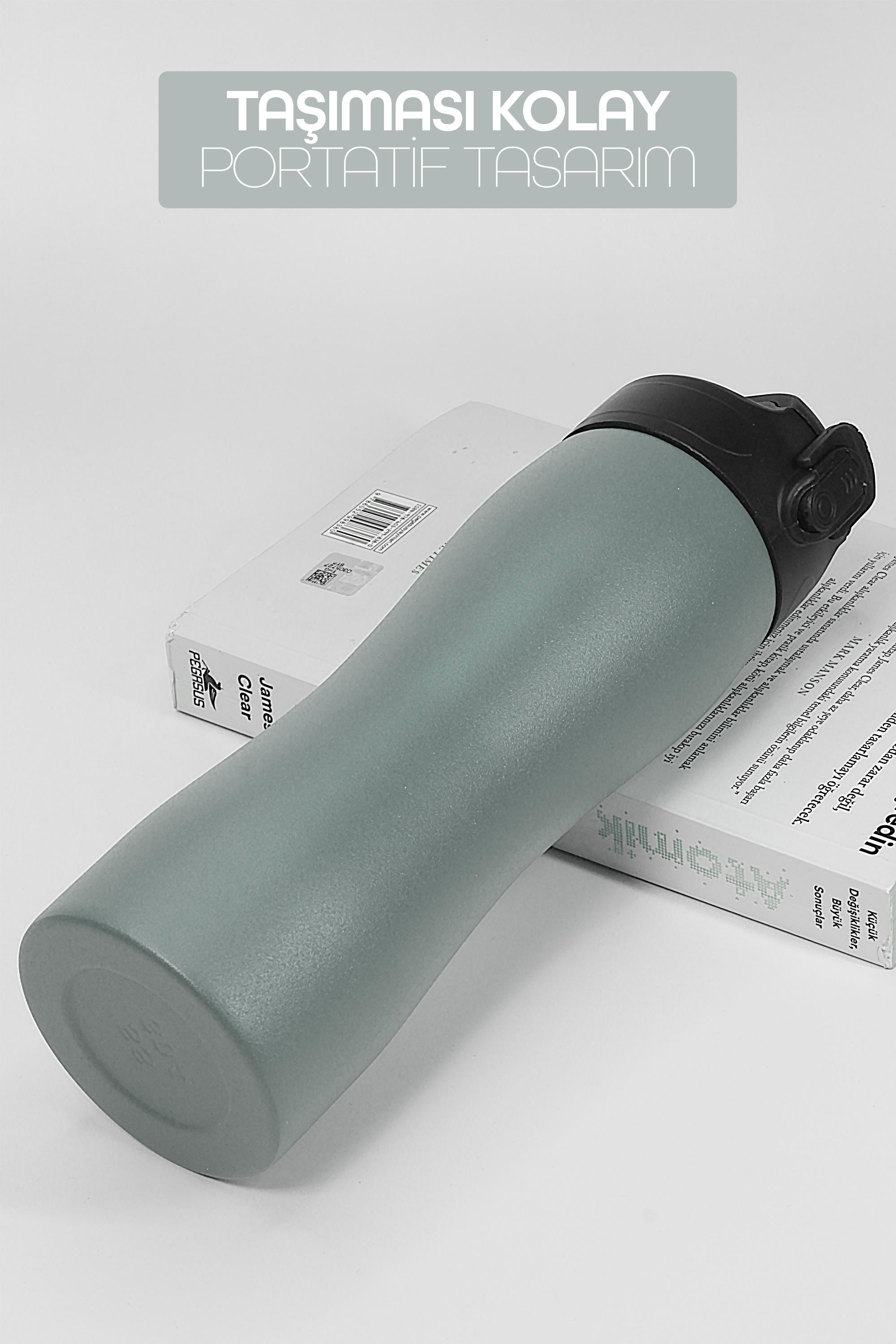Komple Paslanmaz Çelik Matara Pipetli Mat Renk Spor Matarası Suluğu 304 Çelik Suluk Füme 1158 Komple Paslanmaz Çelik Matara Pipetli Mat Renk Spor Matarası Suluğu 304 Çelik Suluk Füme 1158