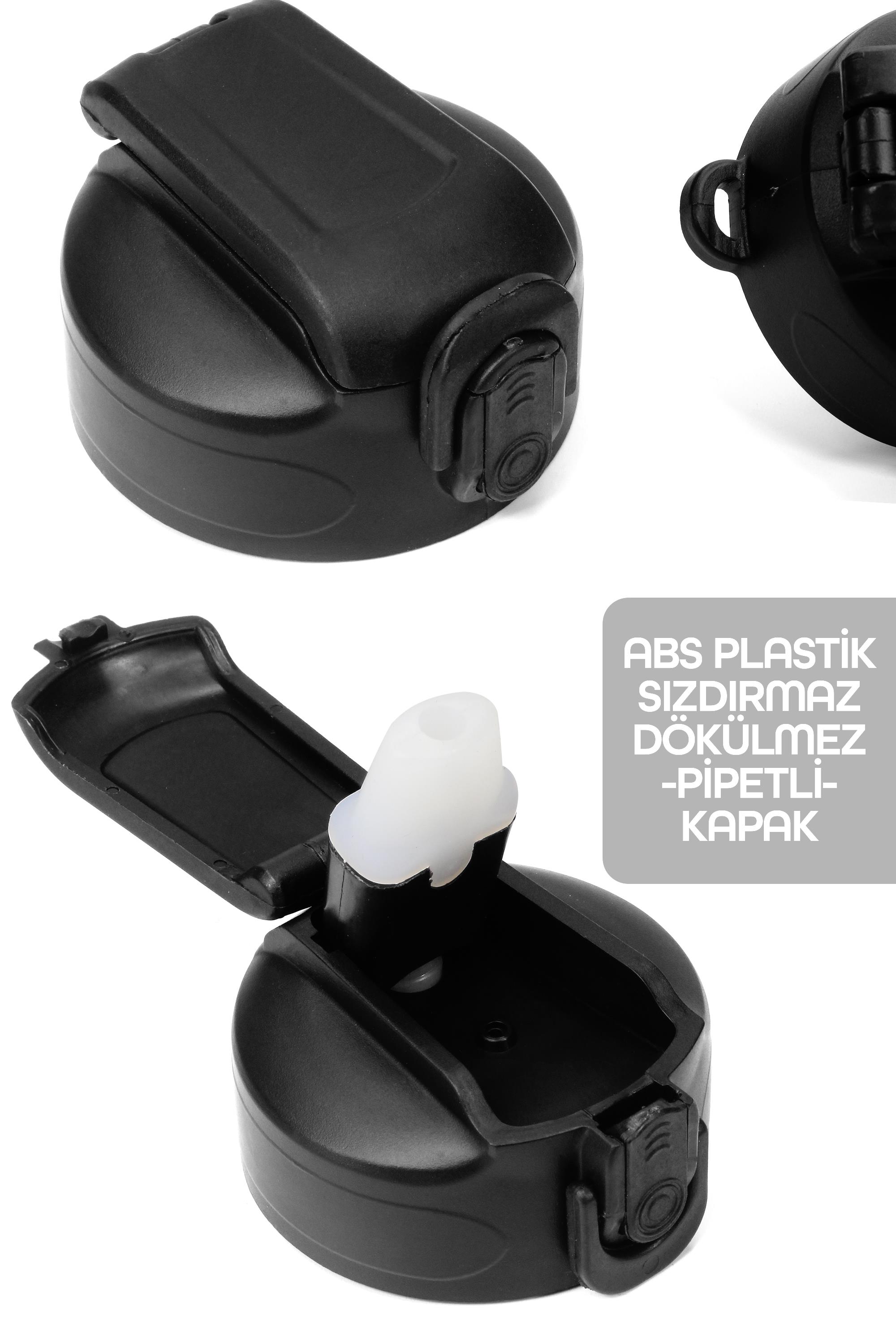 Komple Paslanmaz Çelik Matara Pipetli Mat Renk Spor Matarası Suluğu 304 Çelik Suluk Füme 1158 Komple Paslanmaz Çelik Matara Pipetli Mat Renk Spor Matarası Suluğu 304 Çelik Suluk Füme 1158