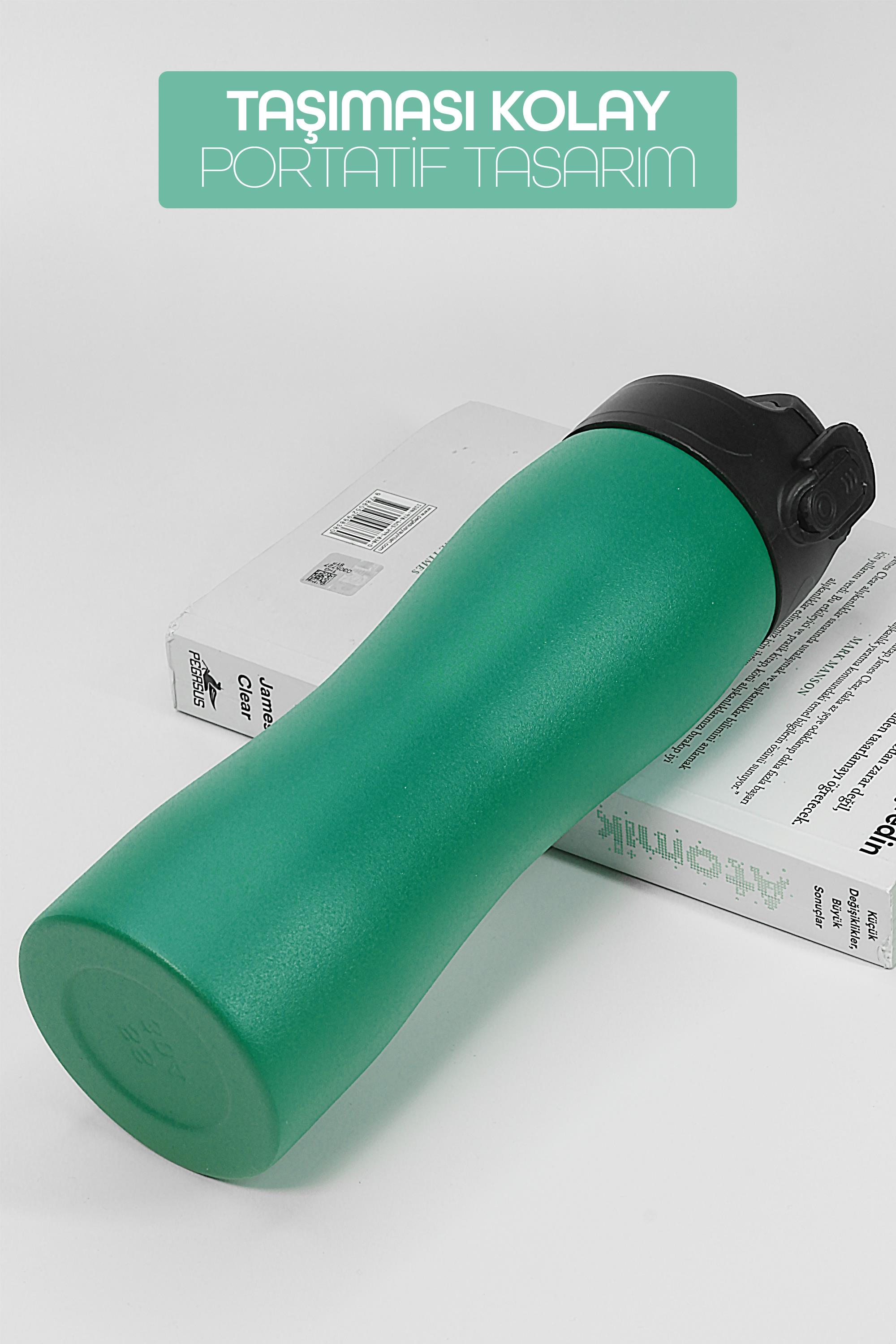 Komple Paslanmaz Çelik Matara Pipetli Mat Renk Spor Matarası Suluğu 304 Çelik Suluk Yeşil 1158 Komple Paslanmaz Çelik Matara Pipetli Mat Renk Spor Matarası Suluğu 304 Çelik Suluk Yeşil 1158