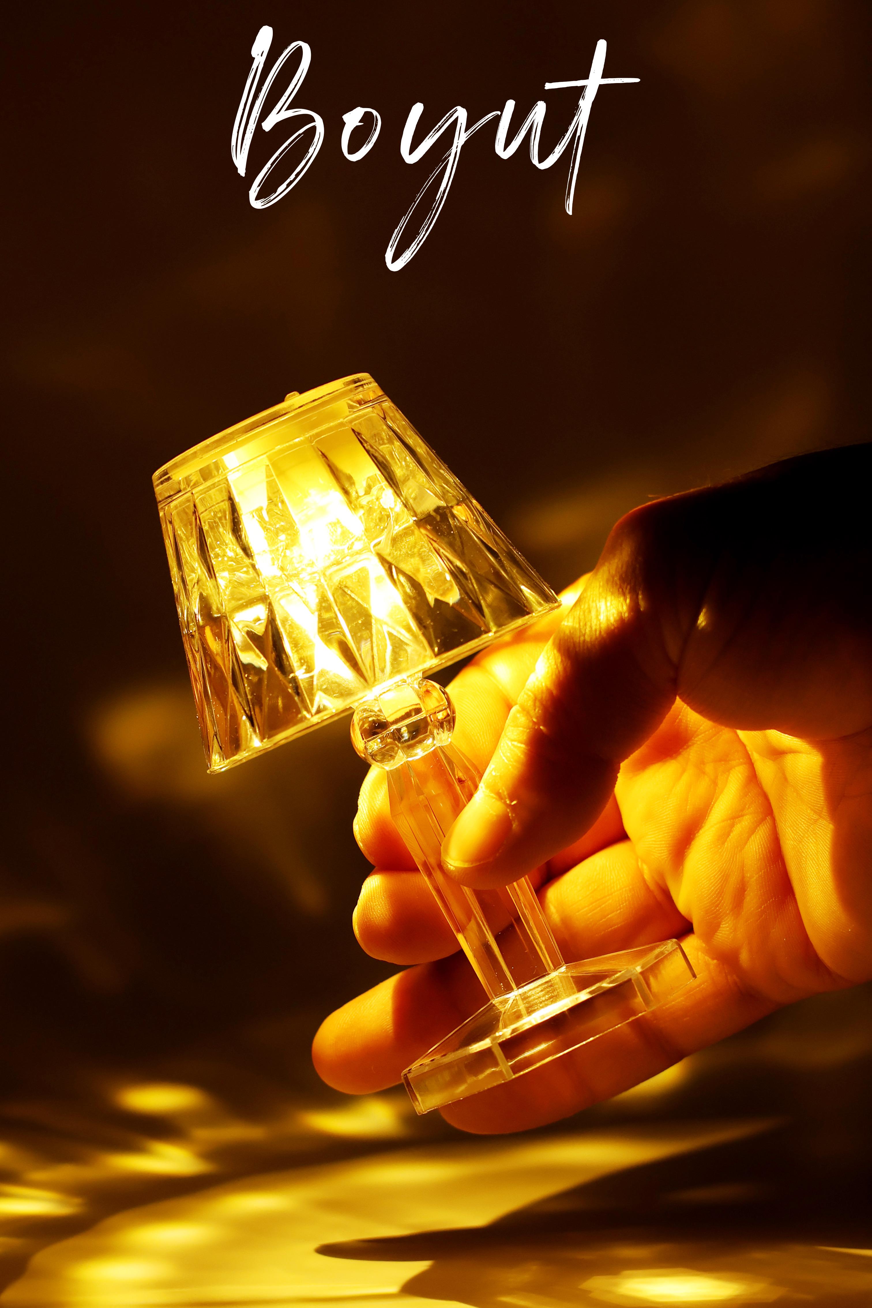 Led Mum Kristal Tip Pil Dahil LEDli Dumansız Alev Yapay Dekoratif Mum Dekor Işığı Şeffaf PR288 Led Mum Kristal Tip Pil Dahil LEDli Dumansız Alev Yapay Dekoratif Mum Dekor Işığı Şeffaf PR288