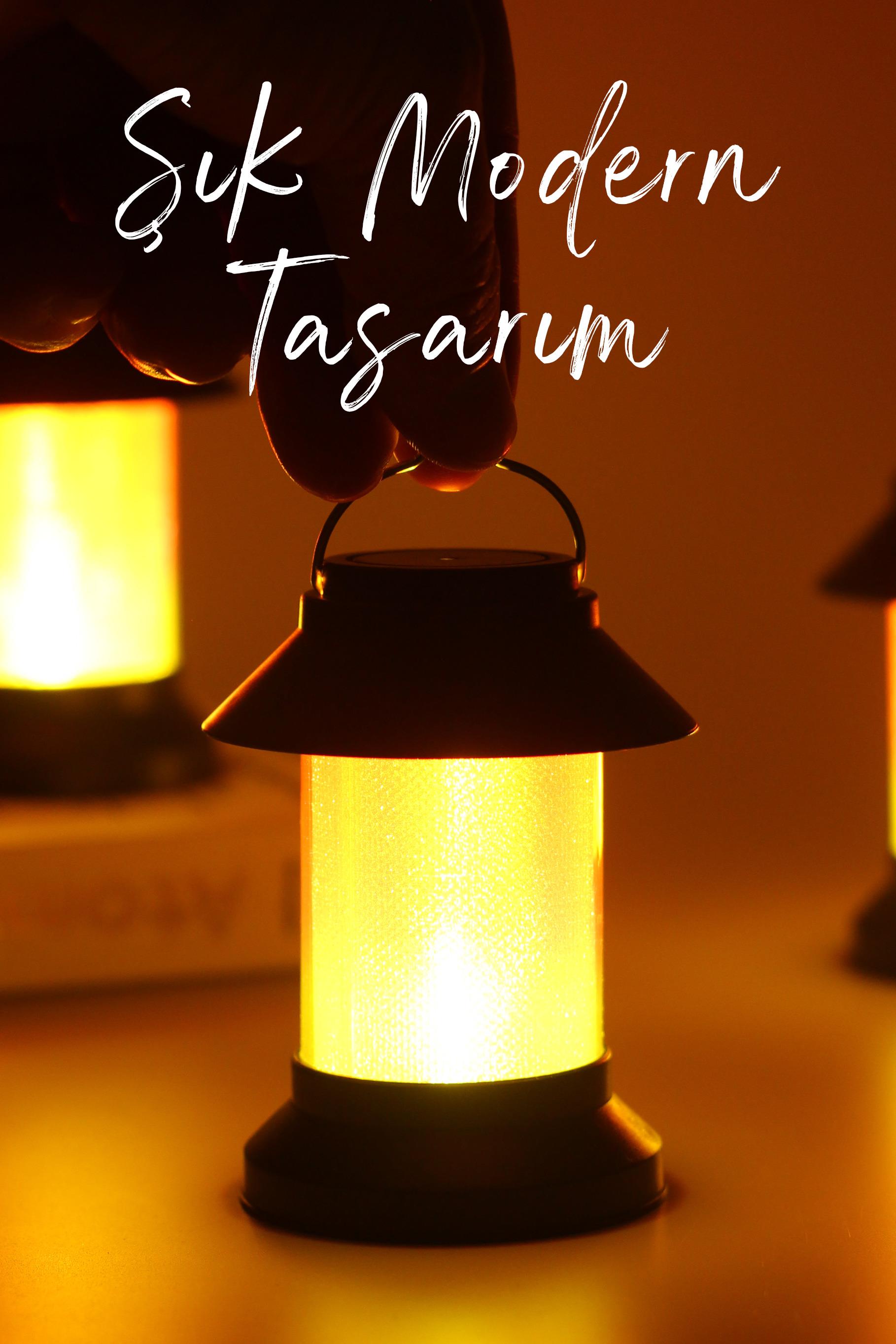 Led Mum Sokak Lambası Tip Kulplu Dumansız Pilli Alevli Dekoratif Yapay Mum Işıldak Siyah 1036-9 Led Mum Sokak Lambası Tip Kulplu Dumansız Pilli Alevli Dekoratif Yapay Mum Işıldak Siyah 1036-9
