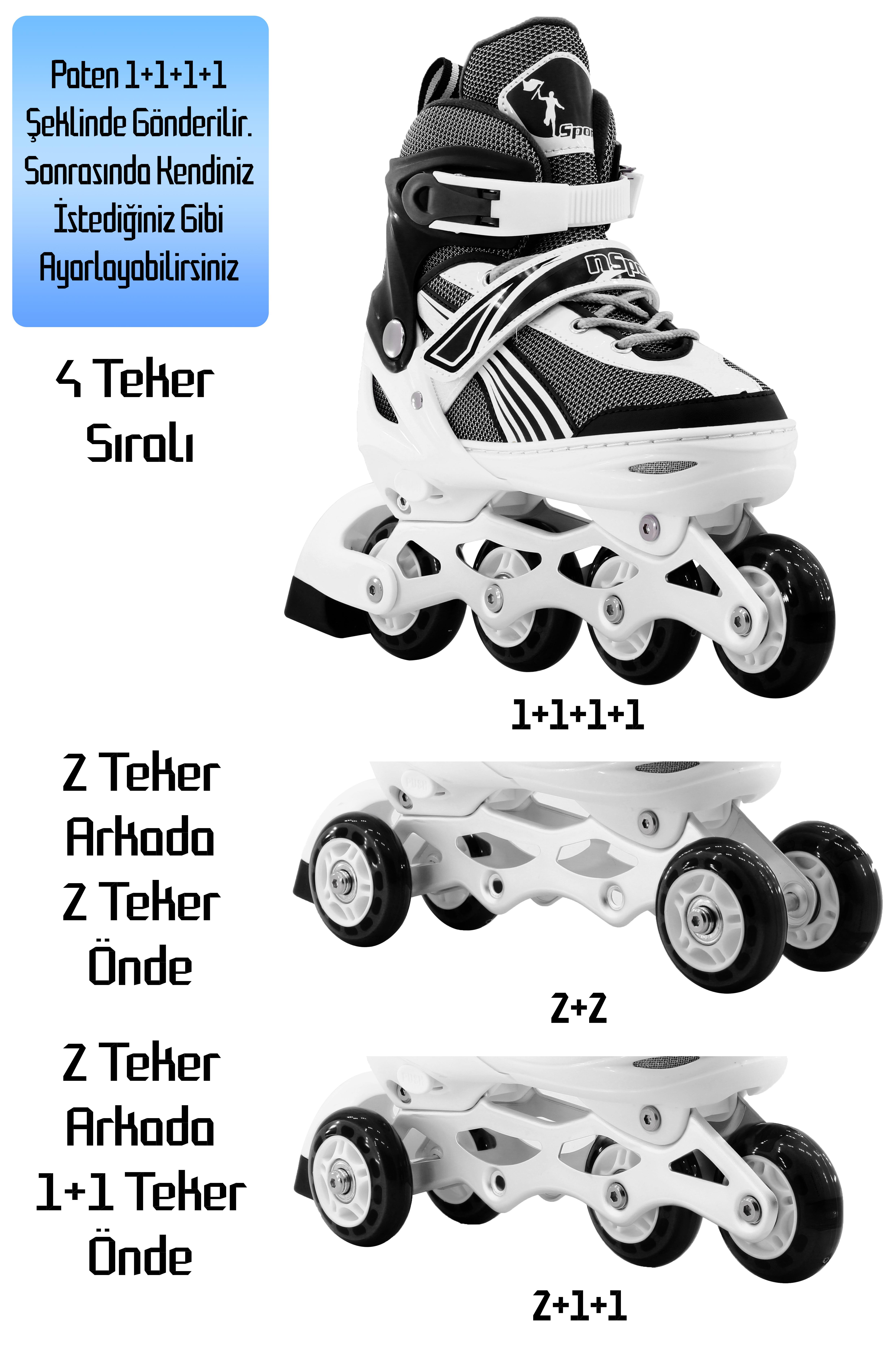 Metal Taban Paten Işıklı Ayarlanabilir Tekerli ve Bedenli Alıştırma Çocuk Genç Pateni SİYAH 8780 Metal Taban Paten Işıklı Ayarlanabilir Tekerli ve Bedenli Alıştırma Çocuk Genç Pateni SİYAH 8780