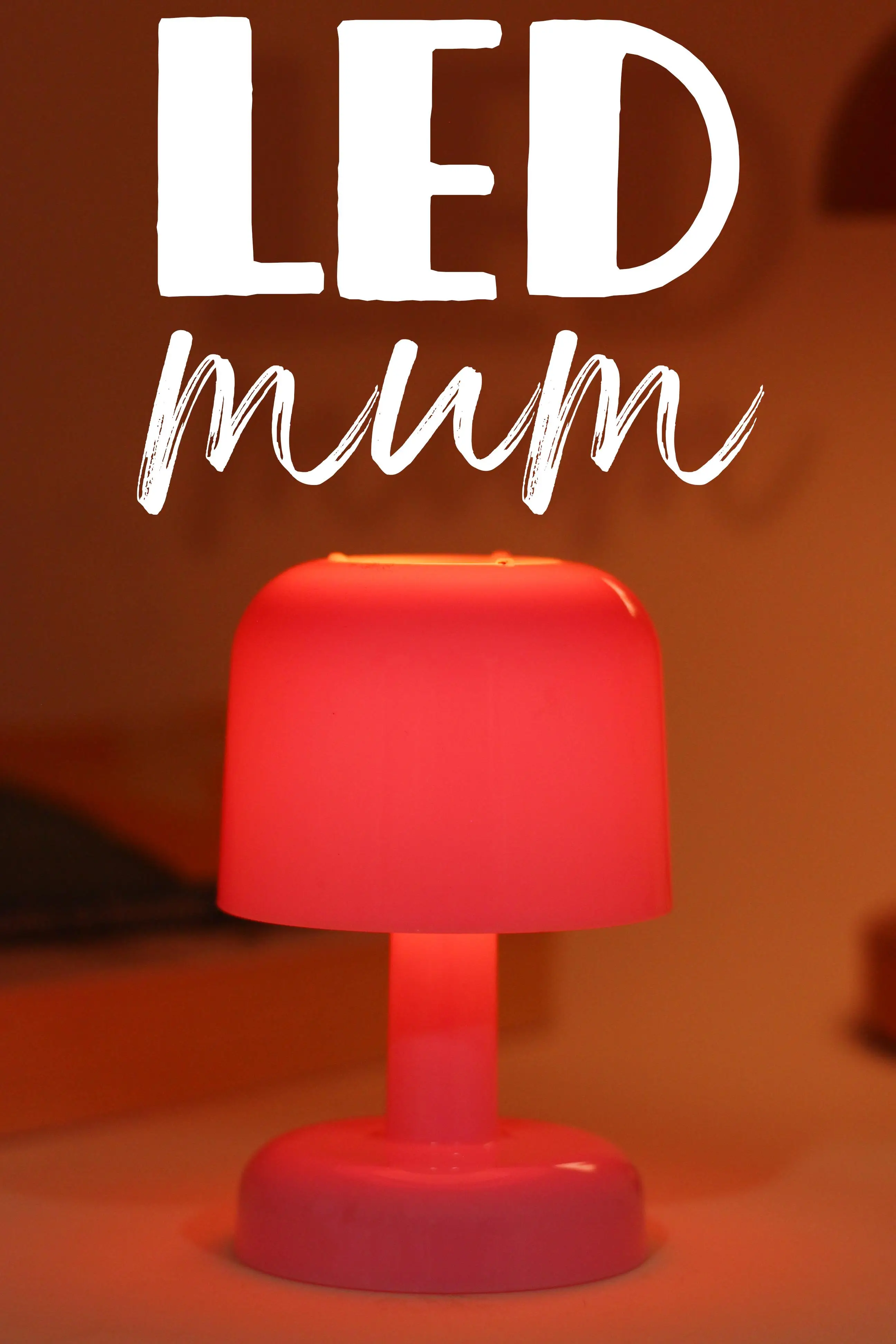 Led Mum İskandinav Tip Pil Dahil Dumansız Alev Ledli Yapay Dekoratif Mum Dekor Işığı Pembe PT427