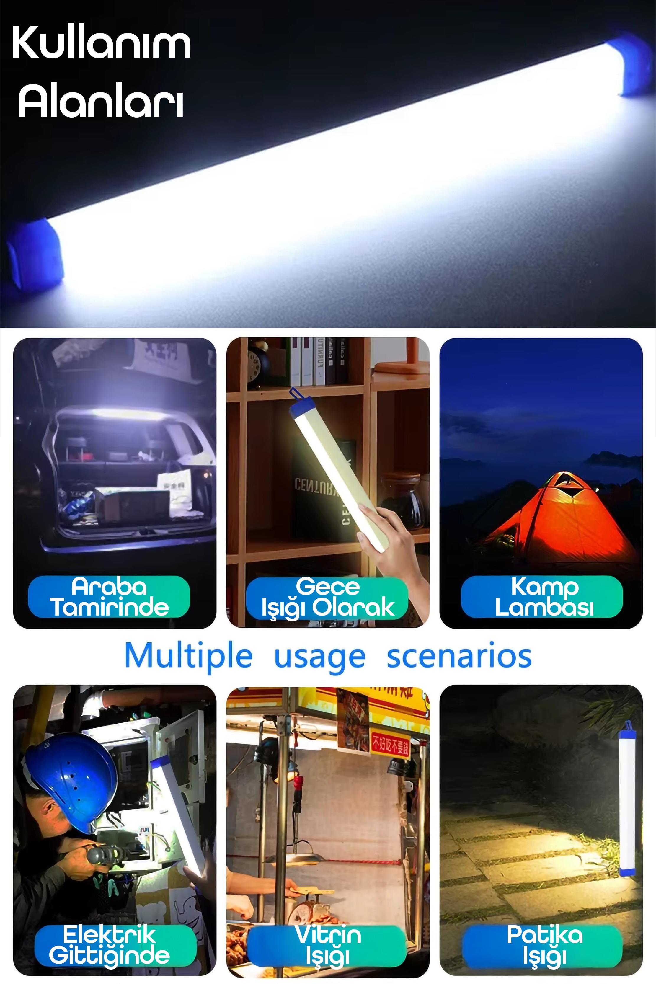 Şarjlı Işıldak Mıknatıslı Kamp Lambası El Feneri 3 MOD Elektrikli Acil Durum Feneri 30cm PR303 Şarjlı Işıldak Mıknatıslı Kamp Lambası El Feneri 3 MOD Elektrikli Acil Durum Feneri 30cm PR303