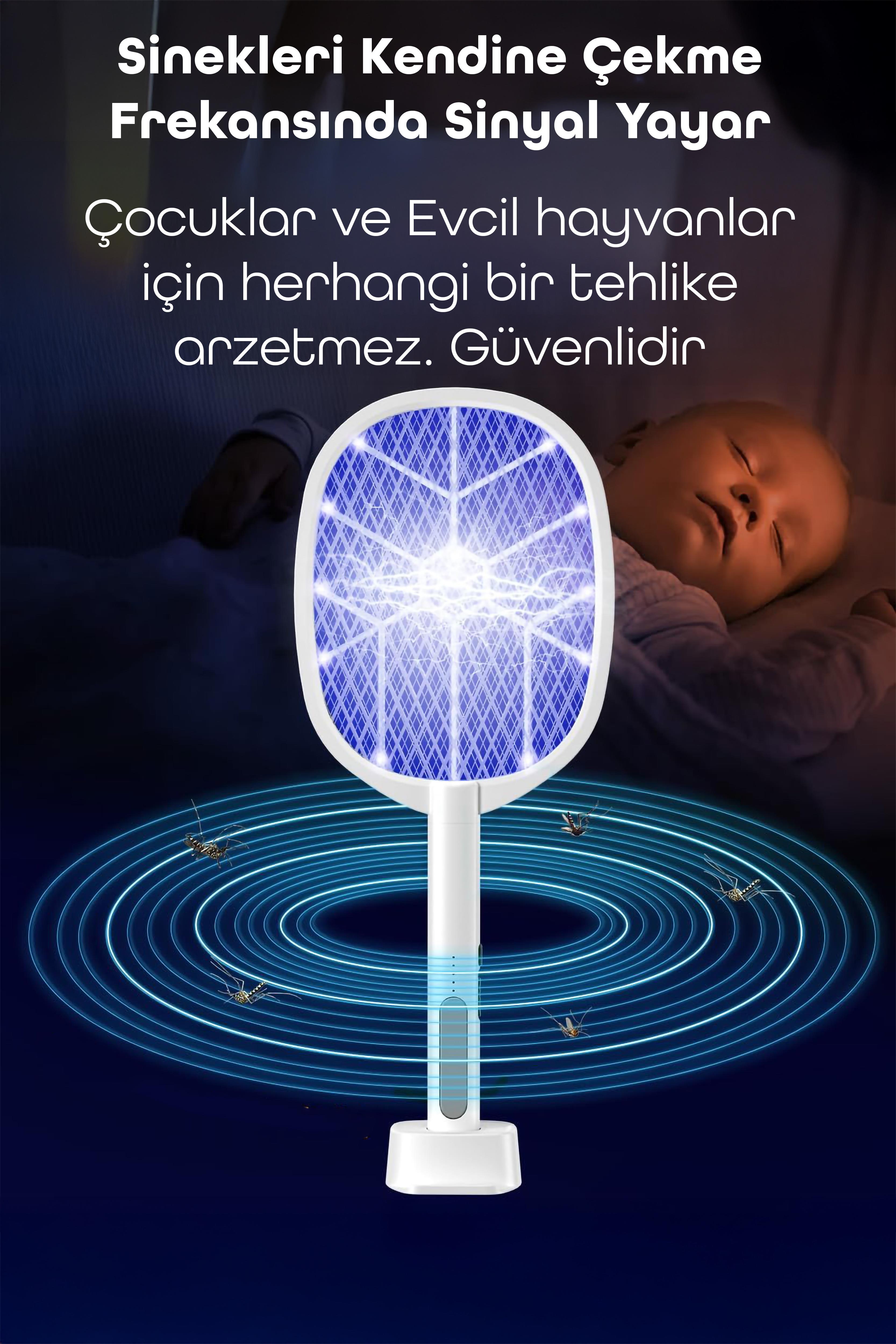 USB Şarjlı UV Işıklı Elektrikli Sivrisinek Öldürücü Raket Sinek Öldürücü Arı Sivri Sineksavar 806L USB Şarjlı UV Işıklı Elektrikli Sivrisinek Öldürücü Raket Sinek Öldürücü Arı Sivri Sineksavar 806L