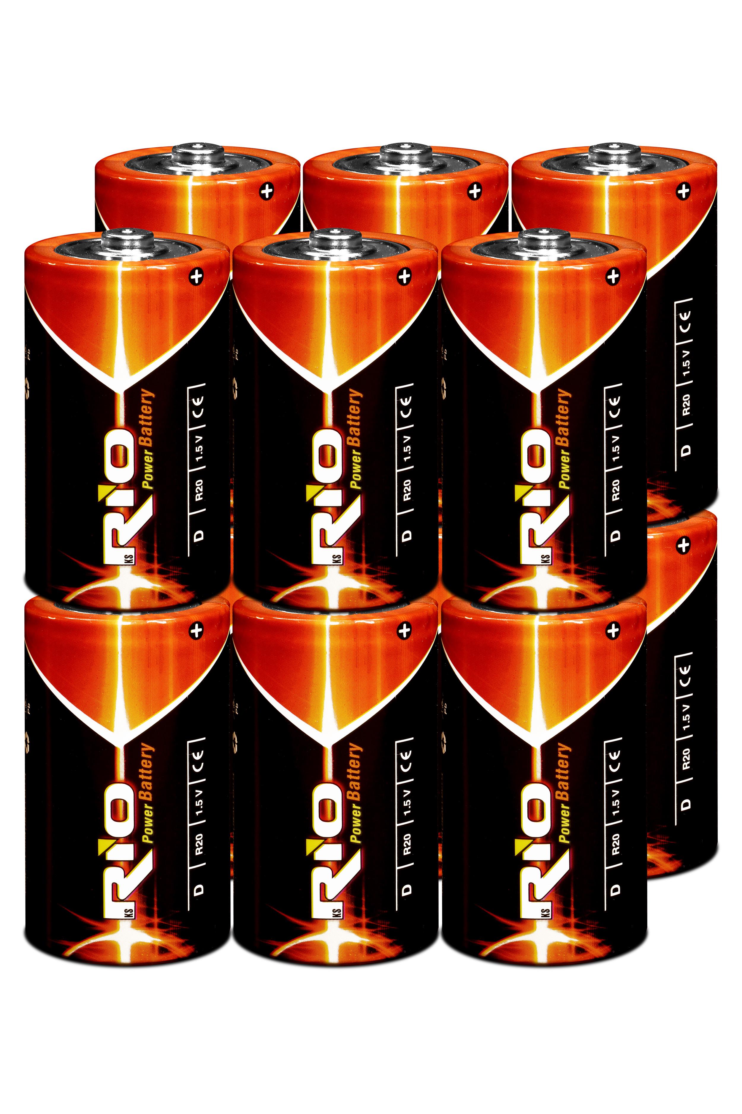 Rio 12li Büyük Boy Pil R20 D-Size Pil D Boy Pil Oyuncak Pili Çinko Karbon Pil Zn-C 1.5 V Rio 12li Büyük Boy Pil R20 D-Size Pil D Boy Pil Oyuncak Pili Çinko Karbon Pil Zn-C 1.5 V