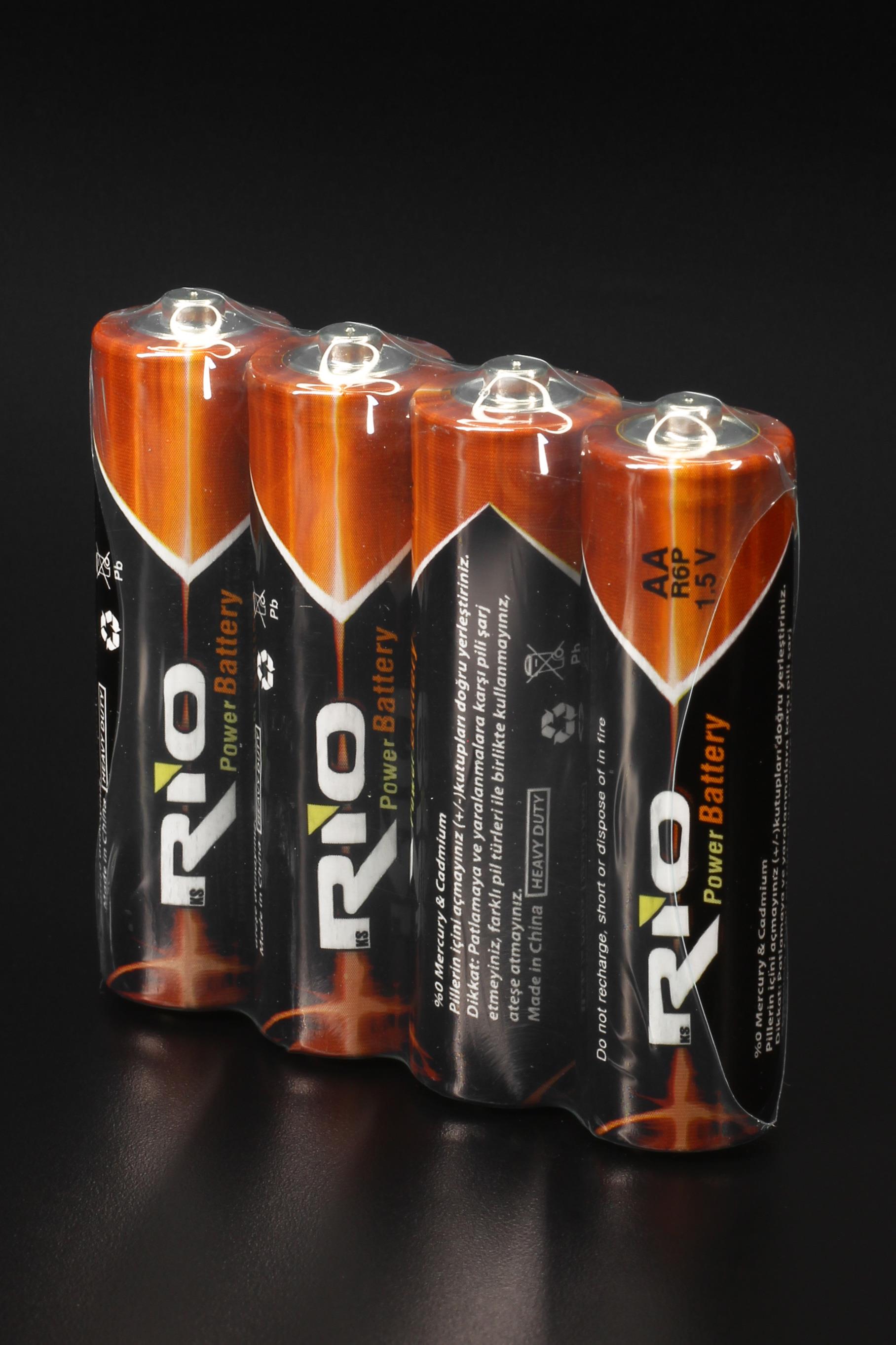 Rio 24lü (12 AA + 12 AAA) İnce ve Kalın Kalem Pil Seti Saat R03 ve R6P Pili Çinko Karbon Pil Zn-C 1.5V Rio 24lü (12 AA + 12 AAA) İnce ve Kalın Kalem Pil Seti Saat R03 ve R6P Pili Çinko Karbon Pil Zn-C 1.5V