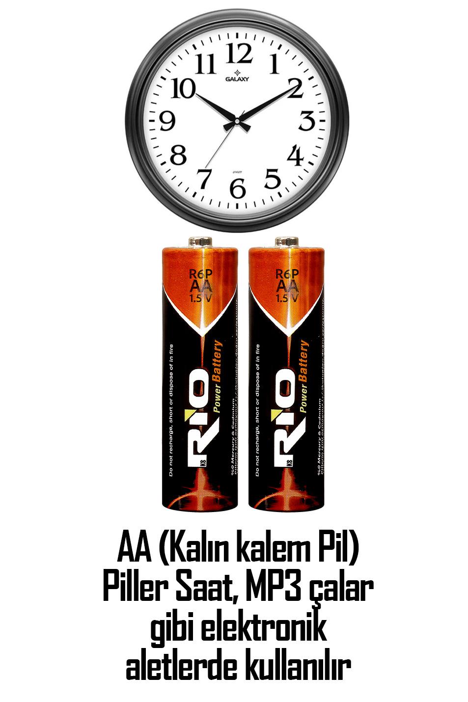 Rio 8li AA R6P Kalın Kalem Pil Saat Pili Çinko Karbon Pil Zn-C 1.5V Rio 8li AA R6P Kalın Kalem Pil Saat Pili Çinko Karbon Pil Zn-C 1.5V