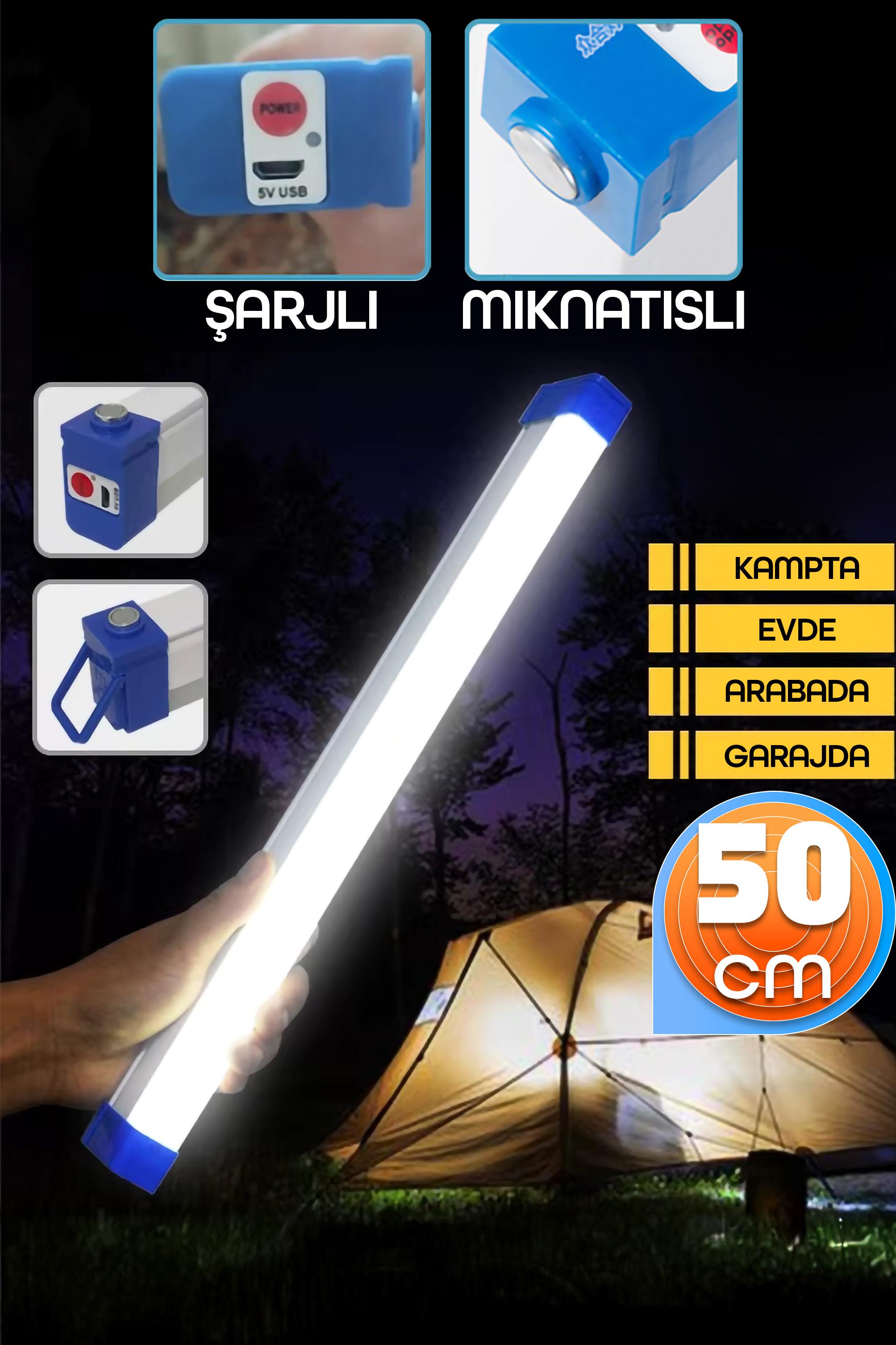 Şarjlı Işıldak Mıknatıslı Kamp Lambası 1500 Lm 3 MOD Elektrikli Acil Durum El Feneri 50cm PR305 Şarjlı Işıldak Mıknatıslı Kamp Lambası 1500 Lm 3 MOD Elektrikli Acil Durum El Feneri 50cm PR305