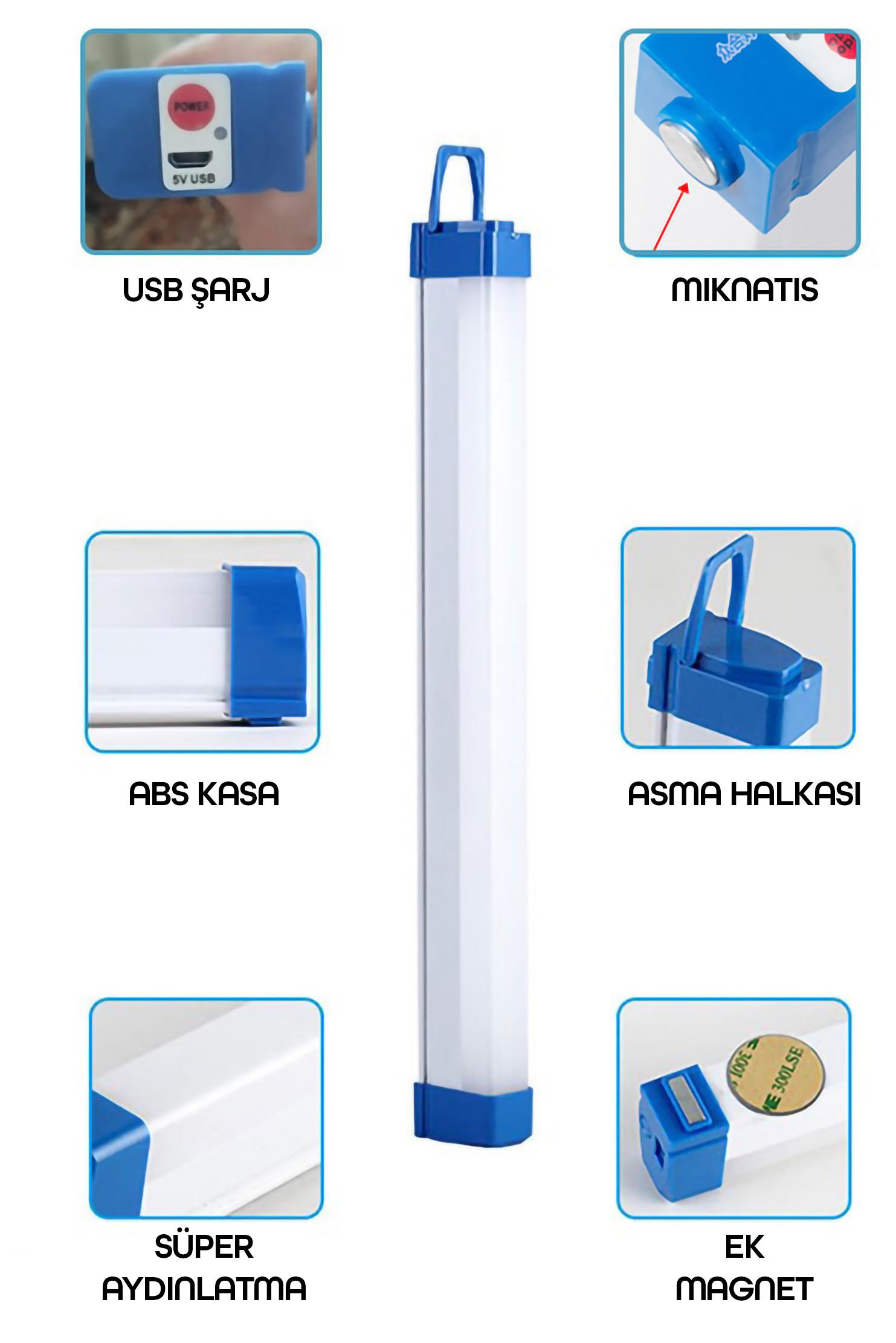 Şarjlı Işıldak Mıknatıslı Kamp Lambası 1500 Lm 3 MOD Elektrikli Acil Durum El Feneri 50cm PR305 Şarjlı Işıldak Mıknatıslı Kamp Lambası 1500 Lm 3 MOD Elektrikli Acil Durum El Feneri 50cm PR305