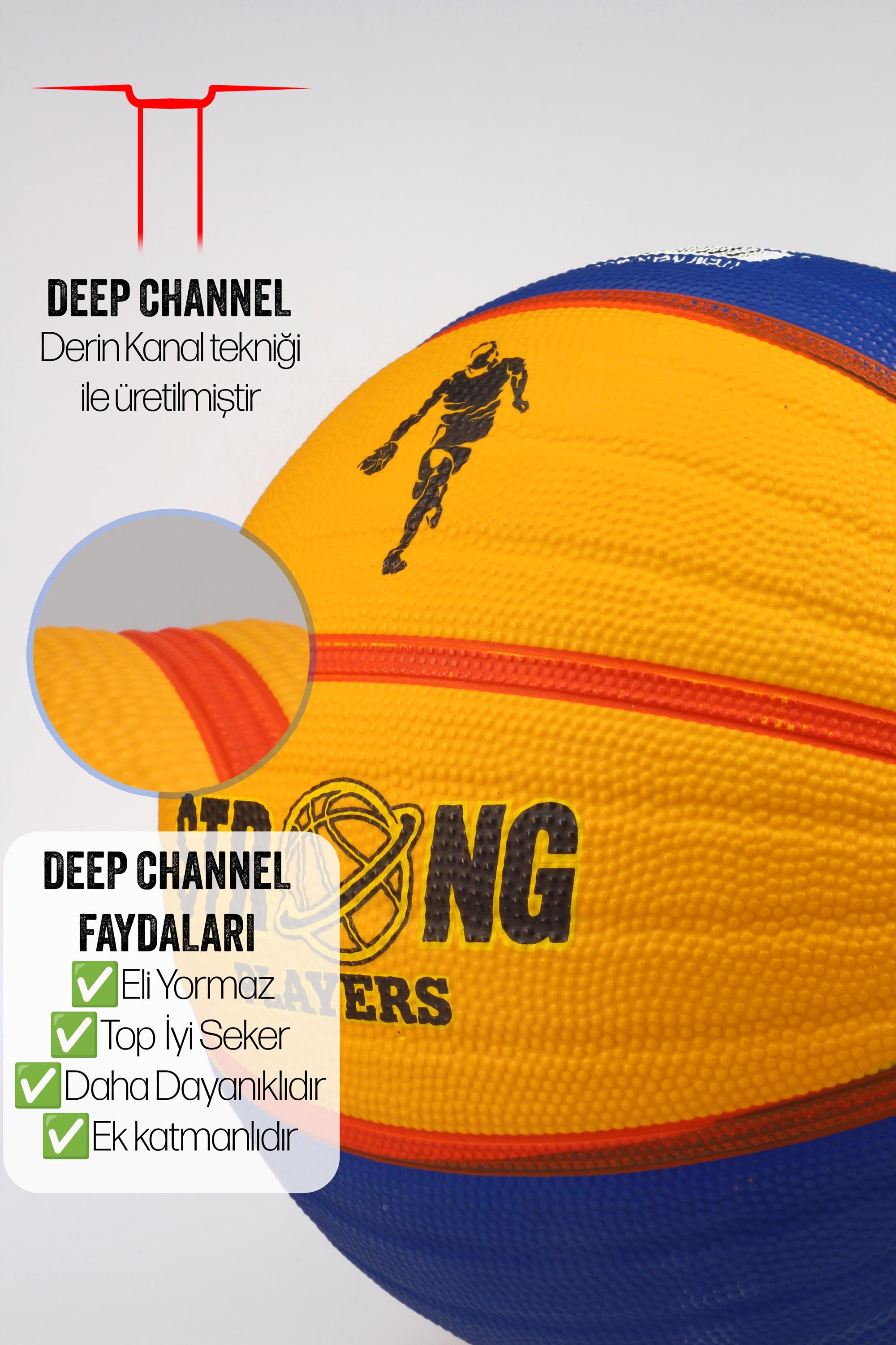 Telvesse Sarı Lacivert Basketbol Topu Grafiti Kauçuk Dayanıklı Deep Kanal Kabartmalı No:6 B66 Telvesse Sarı Lacivert Basketbol Topu Grafiti Kauçuk Dayanıklı Deep Kanal Kabartmalı No:6 B66