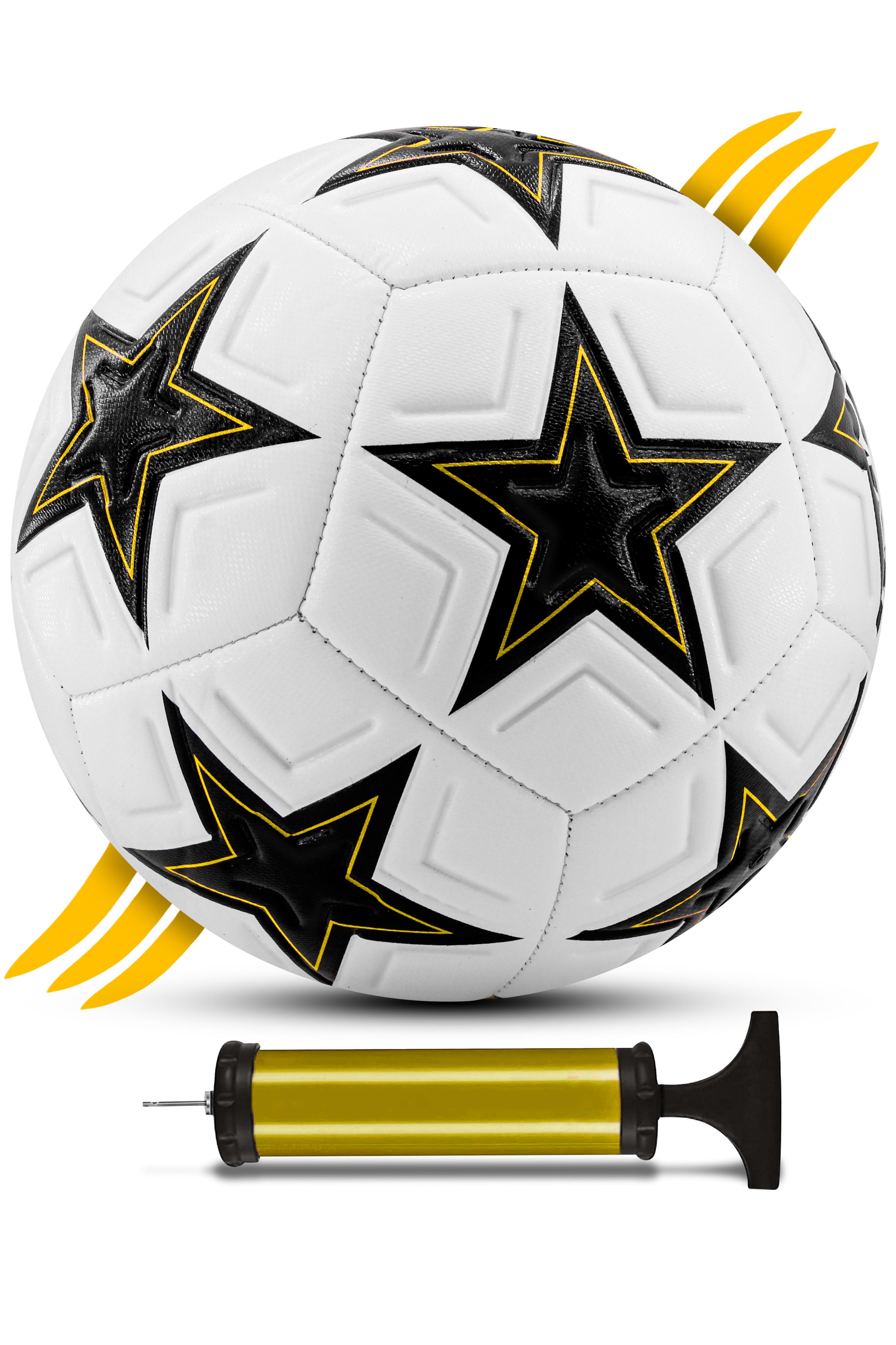 Telvesse Futbol Topu Şampiyonlar Ligi Pompalı Set Dayanıklı Sert Zemin Halı Saha Futbol Topu 341 Telvesse Futbol Topu Şampiyonlar Ligi Pompalı Set Dayanıklı Sert Zemin Halı Saha Futbol Topu 341