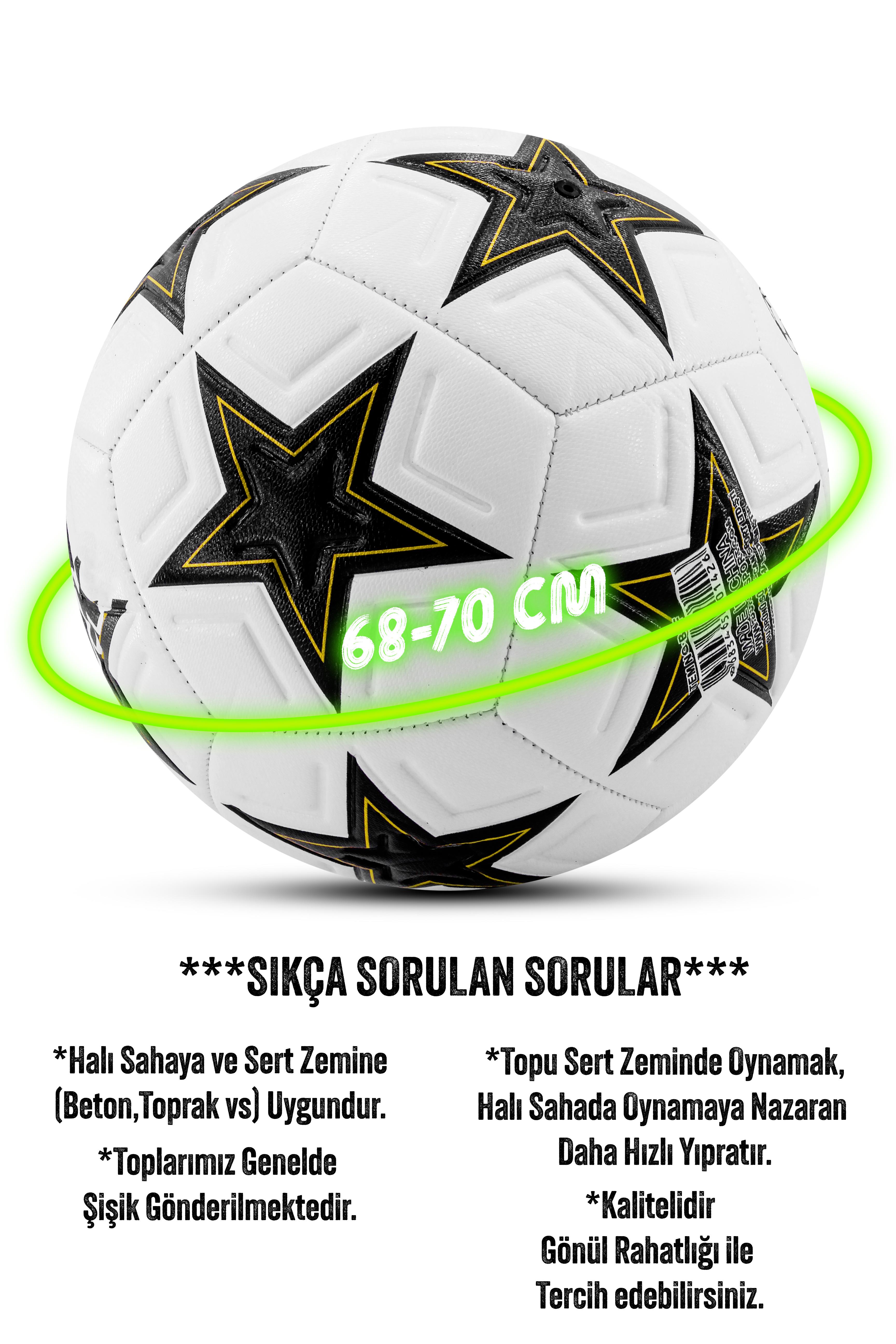 Telvesse Futbol Topu Şampiyonlar Ligi Pompalı Set Dayanıklı Sert Zemin Halı Saha Futbol Topu 341 Telvesse Futbol Topu Şampiyonlar Ligi Pompalı Set Dayanıklı Sert Zemin Halı Saha Futbol Topu 341