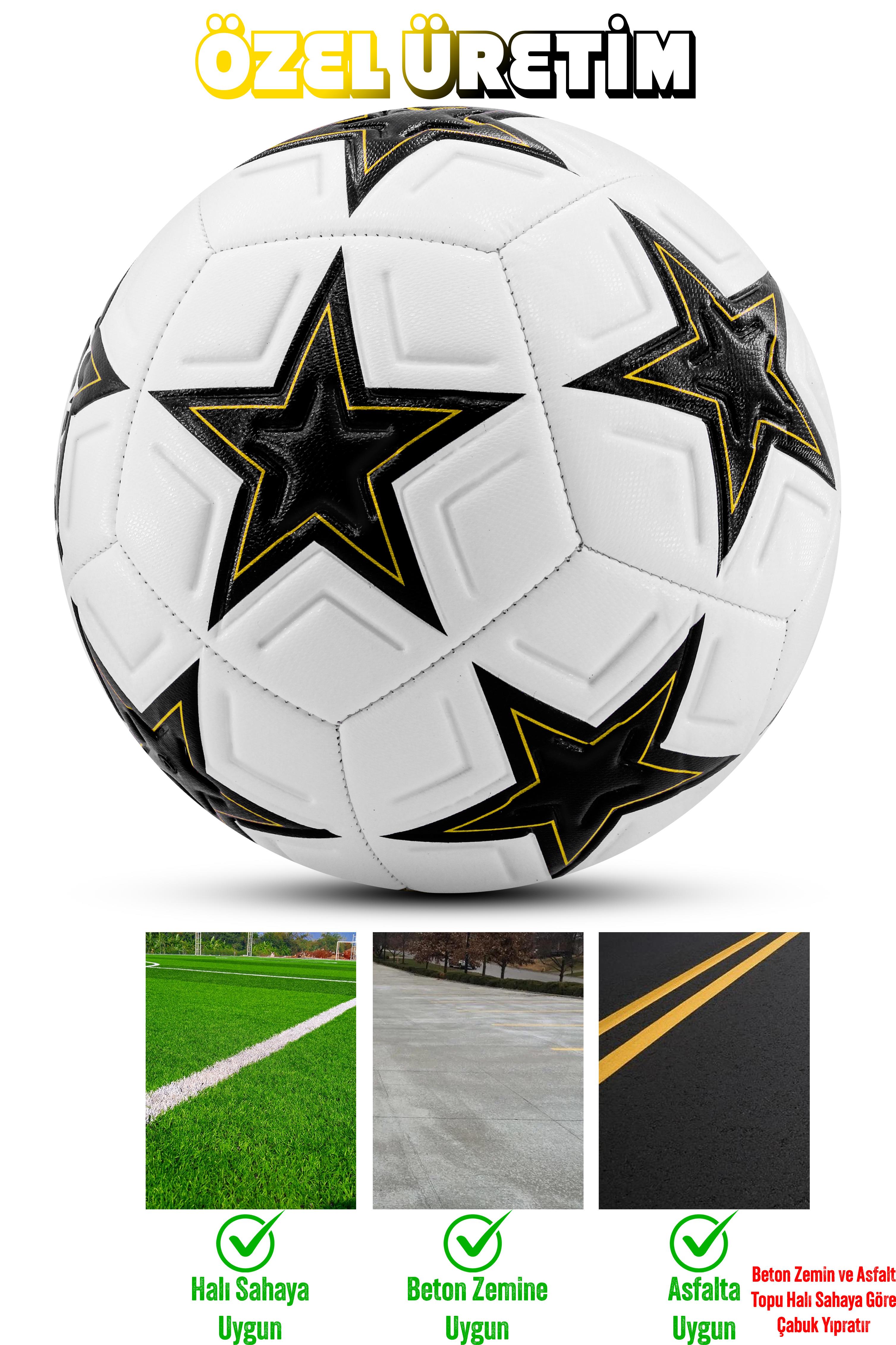 Telvesse Futbol Topu Şampiyonlar Ligi Pompalı Set Dayanıklı Sert Zemin Halı Saha Futbol Topu 341 Telvesse Futbol Topu Şampiyonlar Ligi Pompalı Set Dayanıklı Sert Zemin Halı Saha Futbol Topu 341