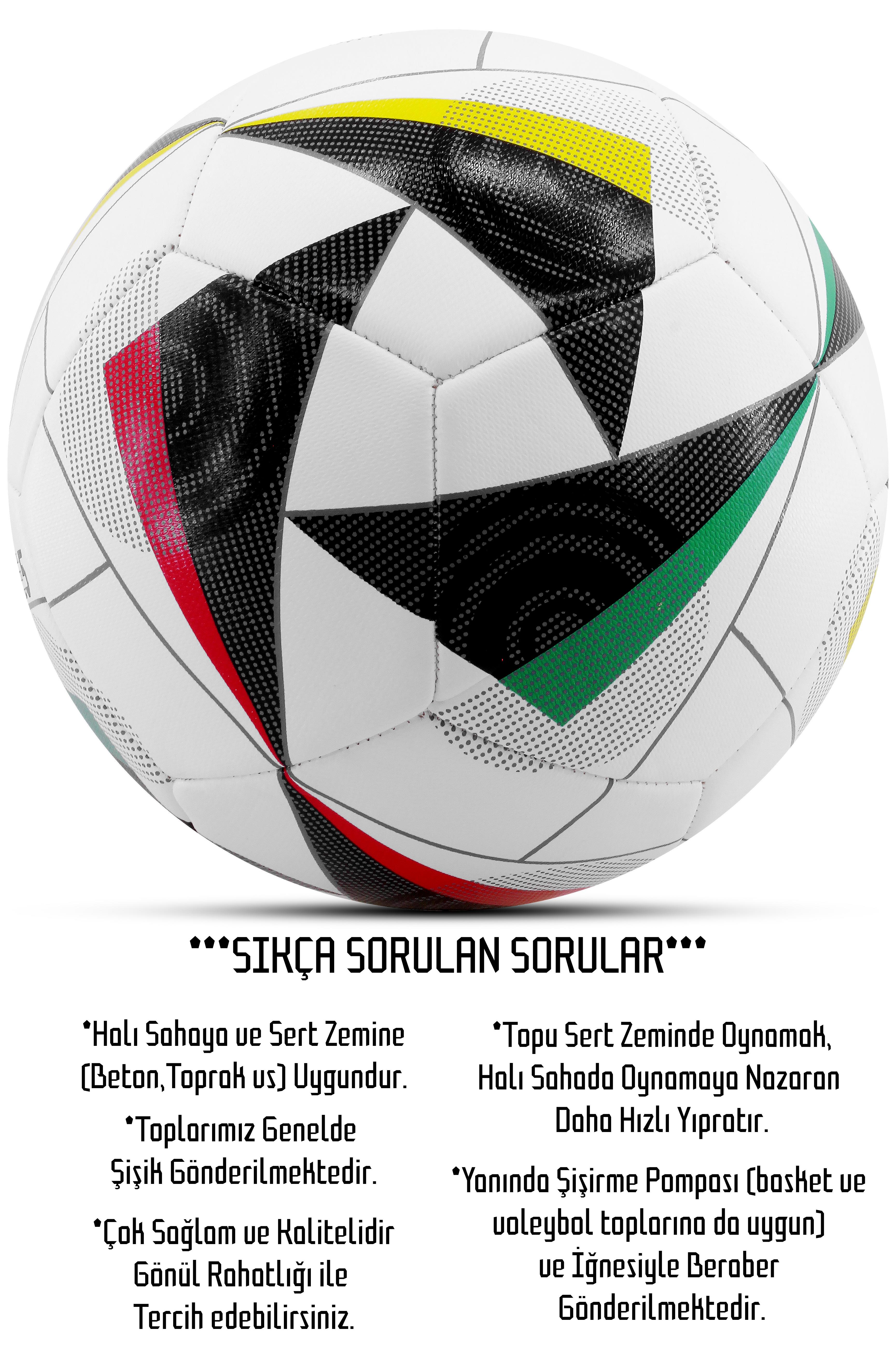 Telvesse Futbol Topu Yeni 2025 Avrupa Pompalı Sert Zemin Halı Saha Futbol Topu No:5 FT515 Telvesse Futbol Topu Yeni 2025 Avrupa Pompalı Sert Zemin Halı Saha Futbol Topu No:5 FT515