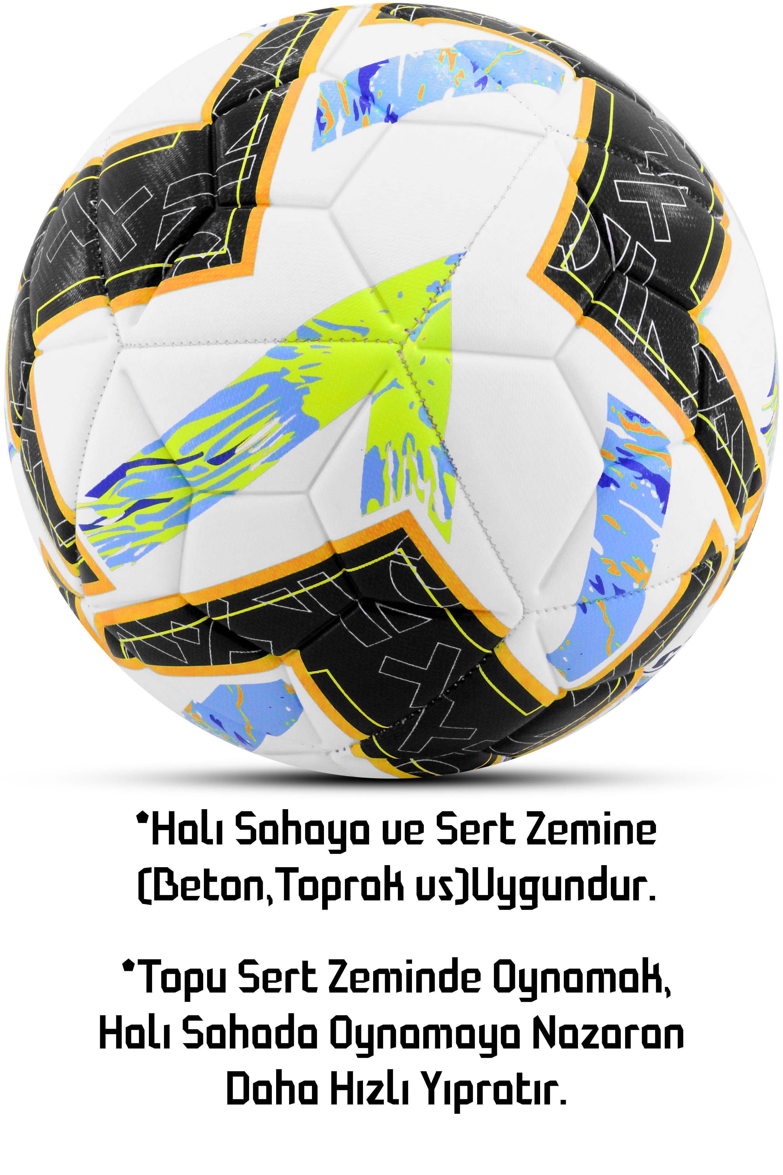 Telvesse Orijinal Futbol Topu Lightning Pompalı Sert Zemin Halı Saha Futbol Topu Hibrit No:5 Telvesse Orijinal Futbol Topu Lightning Pompalı Sert Zemin Halı Saha Futbol Topu Hibrit No:5